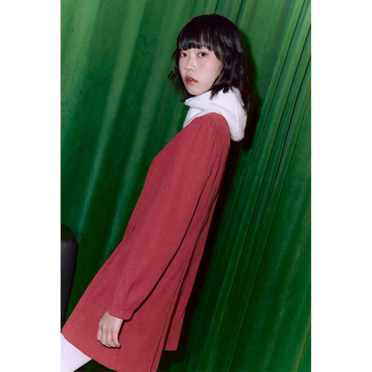 랩(LAP) 앞턱 튜닉형 원피스 AQ4WOA67