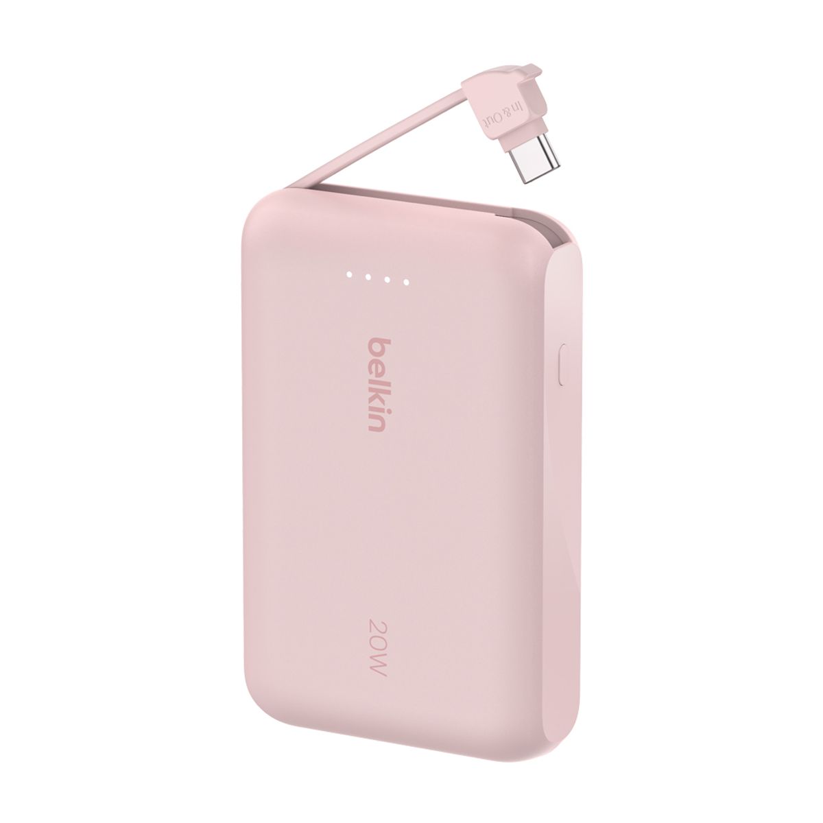 벨킨(BELKIN) C타입 케이블 일체형 10K 보조배터리 BPB021fq