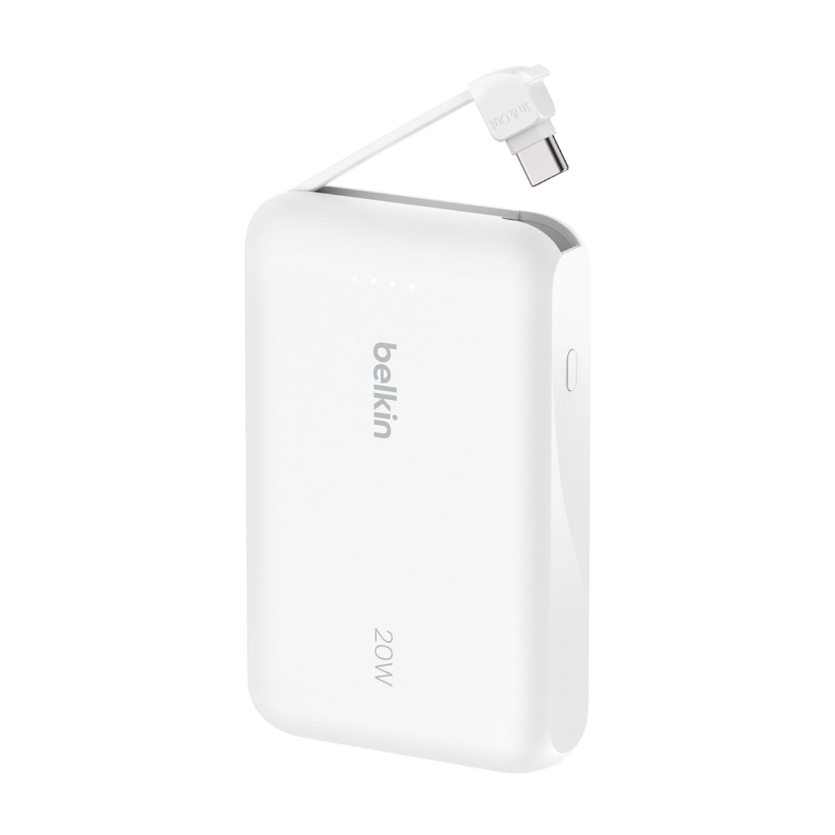 벨킨(BELKIN) C타입 케이블 일체형 10K 보조배터리 BPB021fq