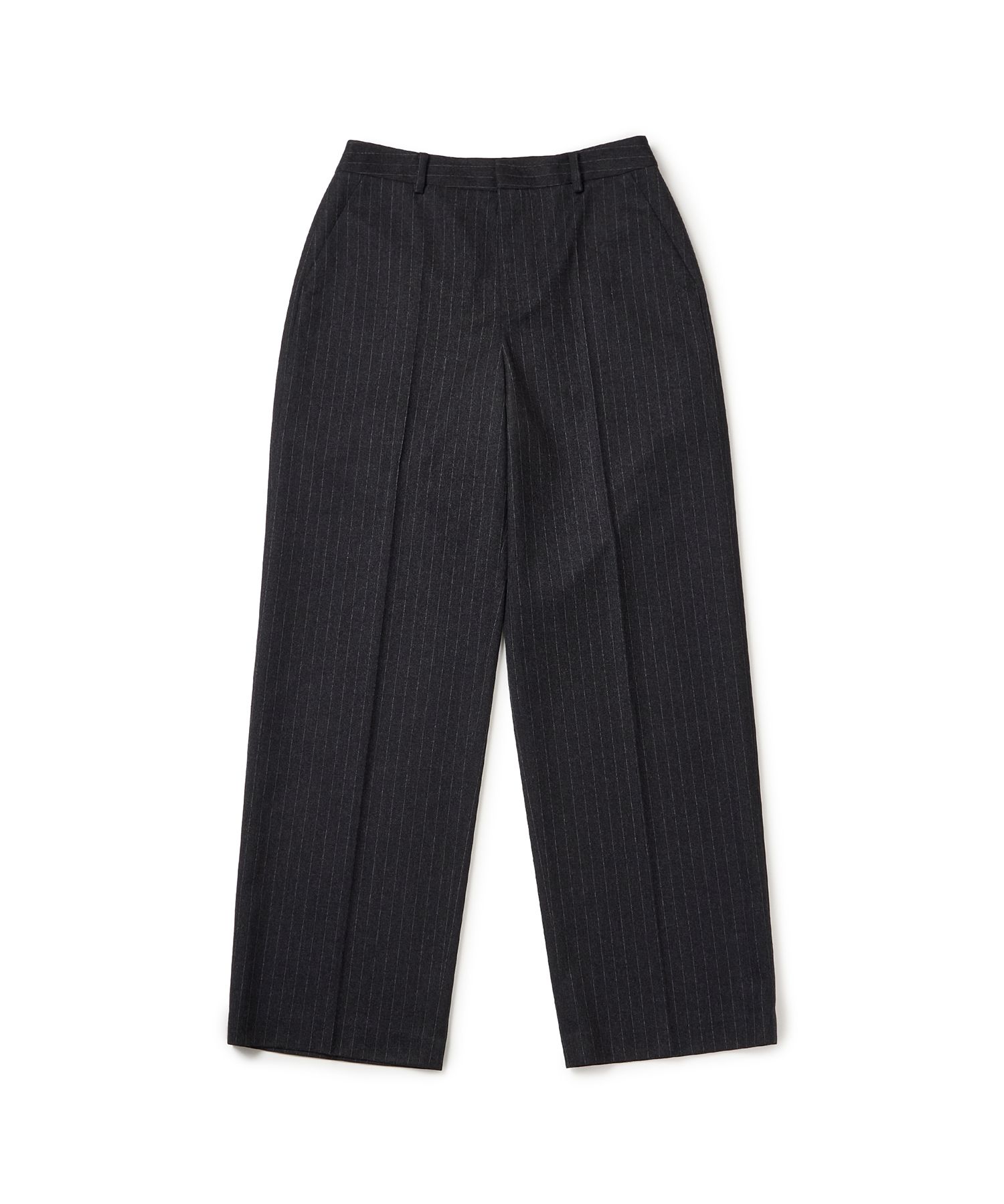 ☆送料・関税込☆INSTANTFUNK★Strap turn-up trousers★ MUSINSA | INSTANTFUNK Striped semi-wide slacks