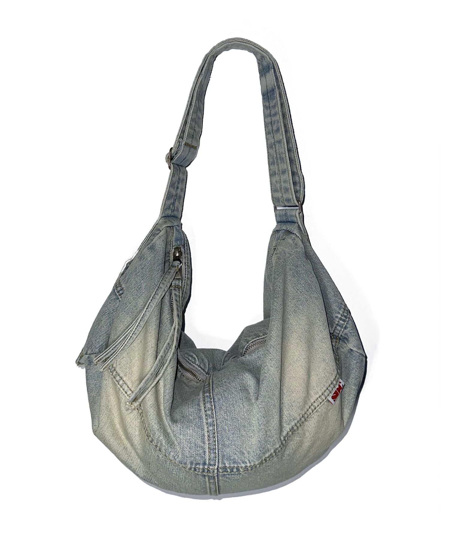 バッグ SCULPTOR Destroyed Denim Duffel Bag MUSINSA | SCULPTOR