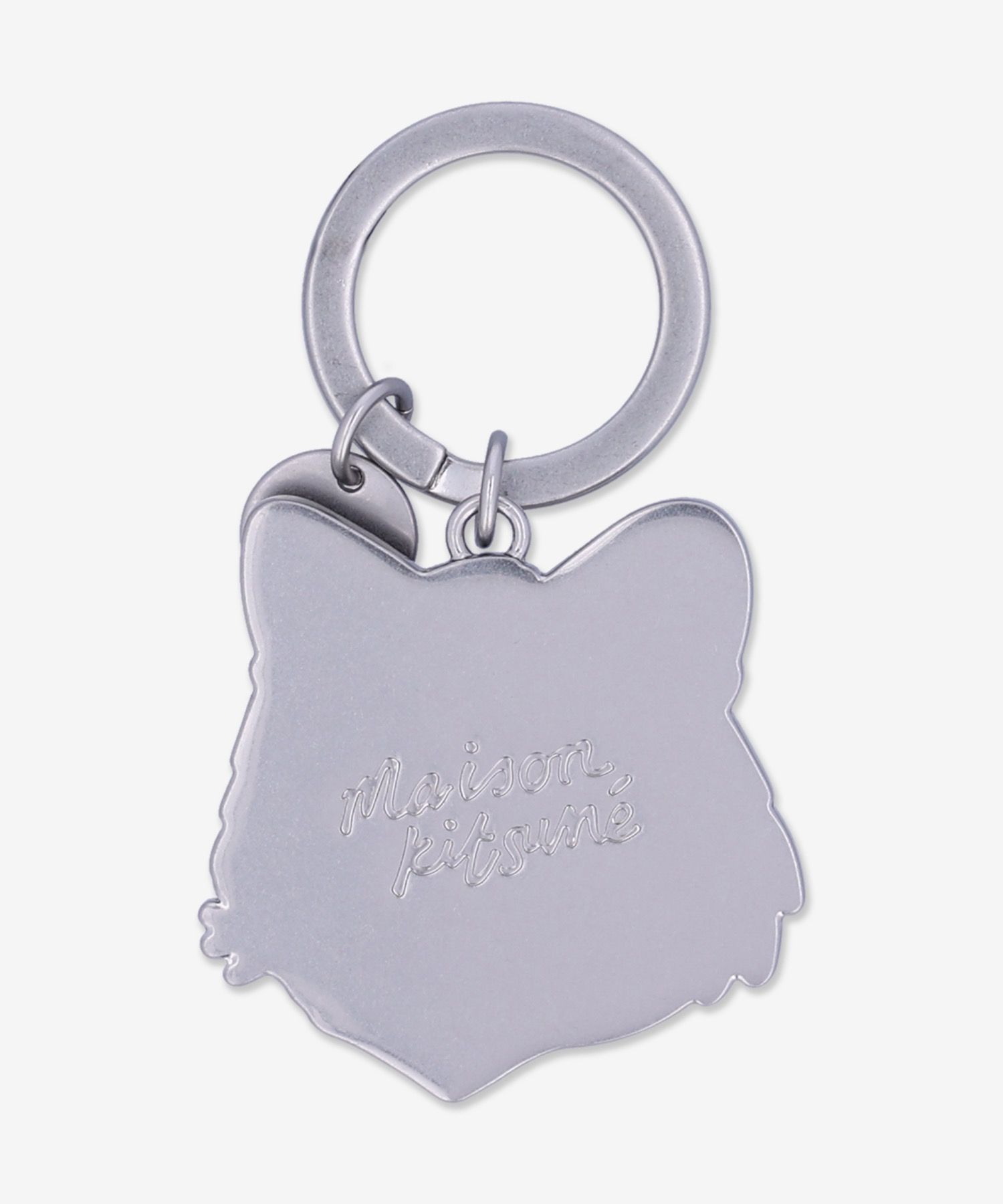 MUSINSA | MAISON KITSUNE Bold Fox Head Keyring - Beige