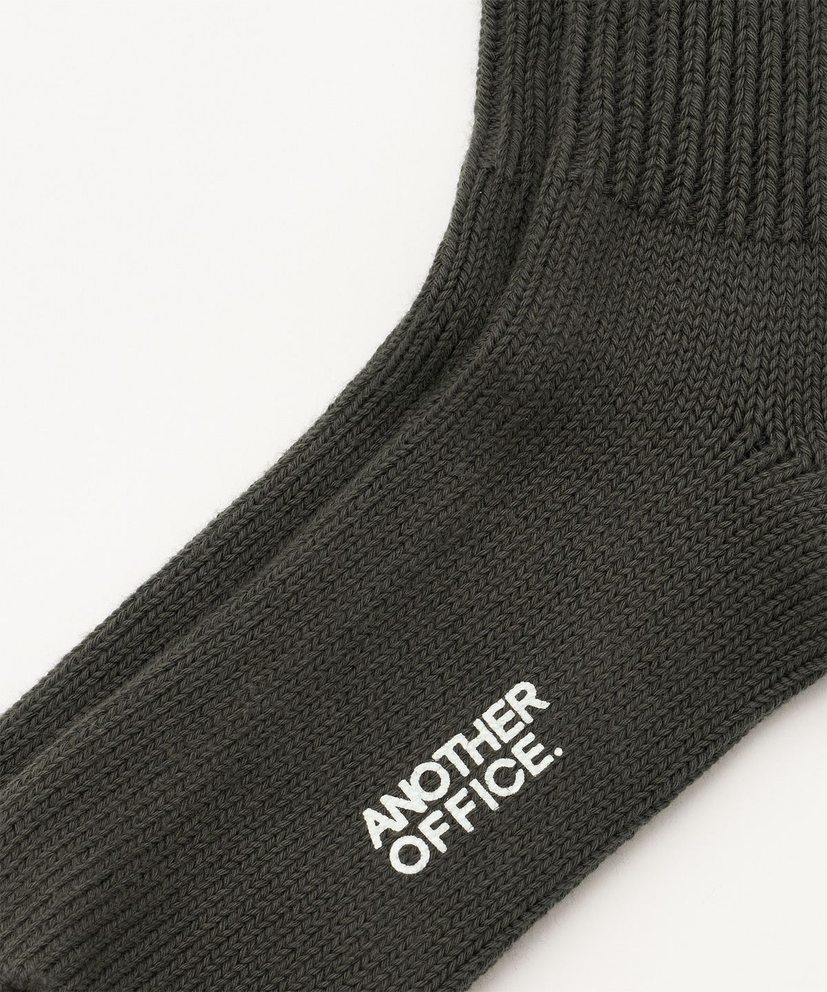 어나더 오피스(ANOTHER OFFICE) Cloud Mid Socks (Charcoal-Green)