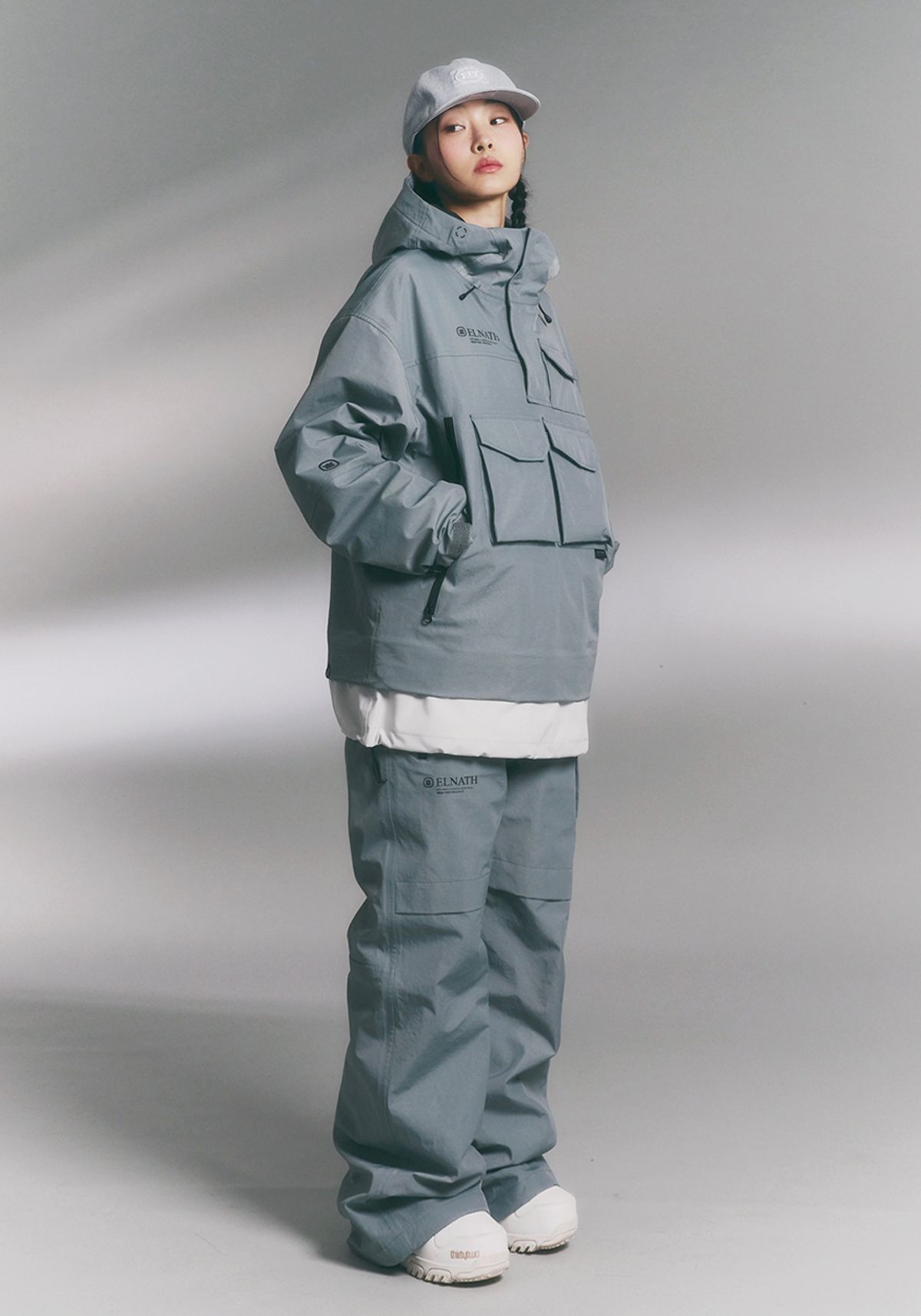 엘나스(ELNATH) 2425 Muse pants - Steel