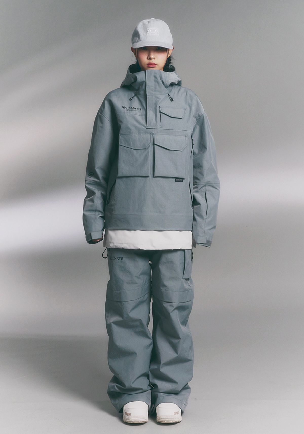 엘나스(ELNATH) 2425 Muse pants - Steel