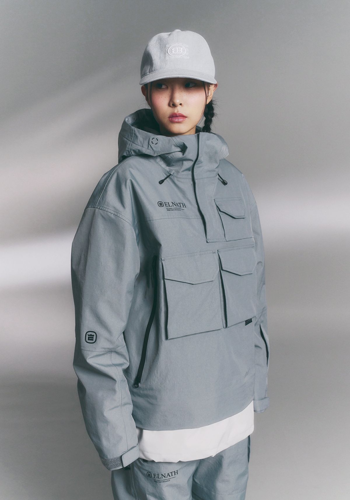 엘나스(ELNATH) 2425 Muse pants - Steel