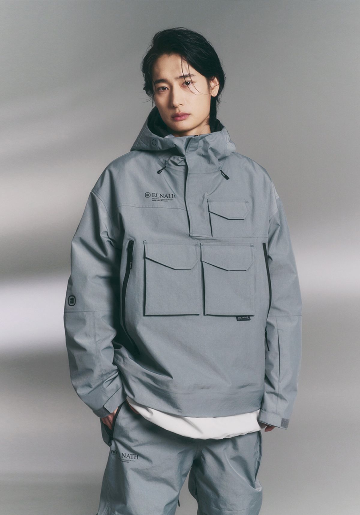 엘나스(ELNATH) 2425 Muse pants - Steel