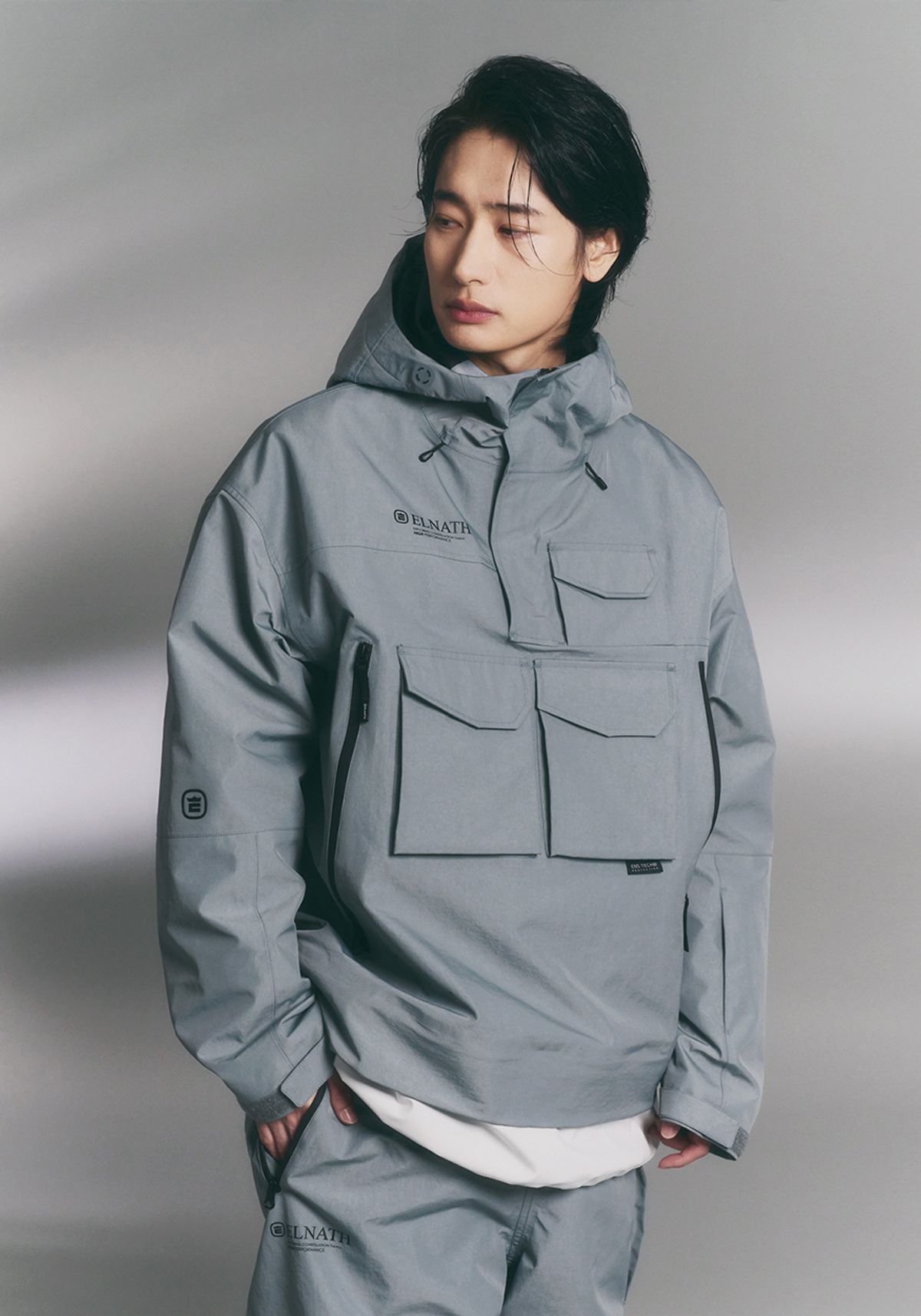 엘나스(ELNATH) 2425 Muse pants - Steel