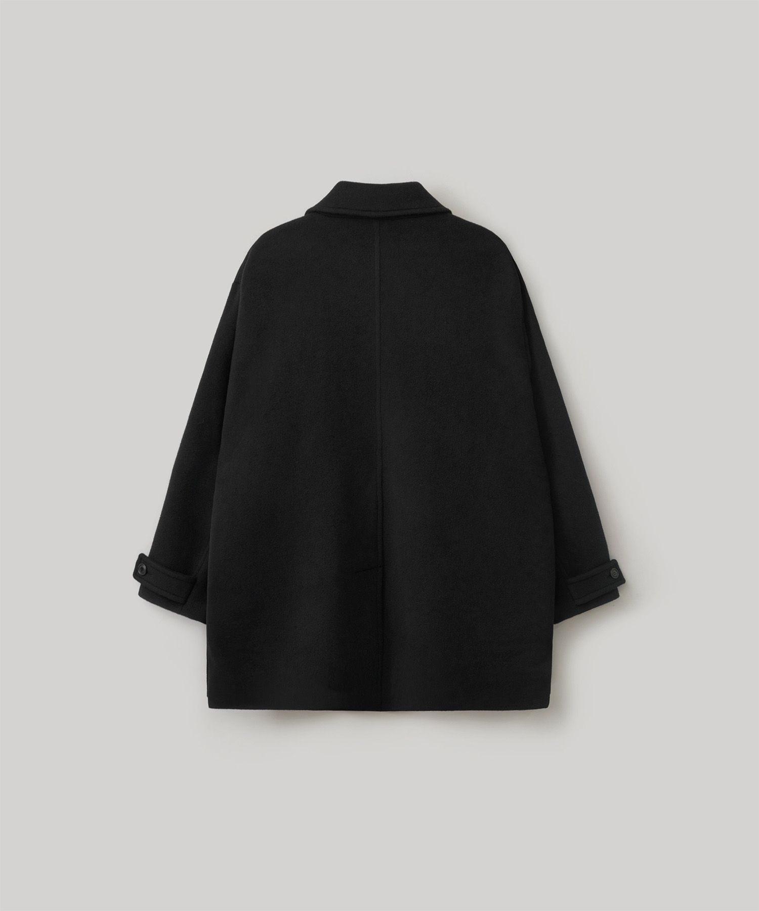MUSINSA公式 | ANOTHER OFFICE Maverick Car Coat (Black)