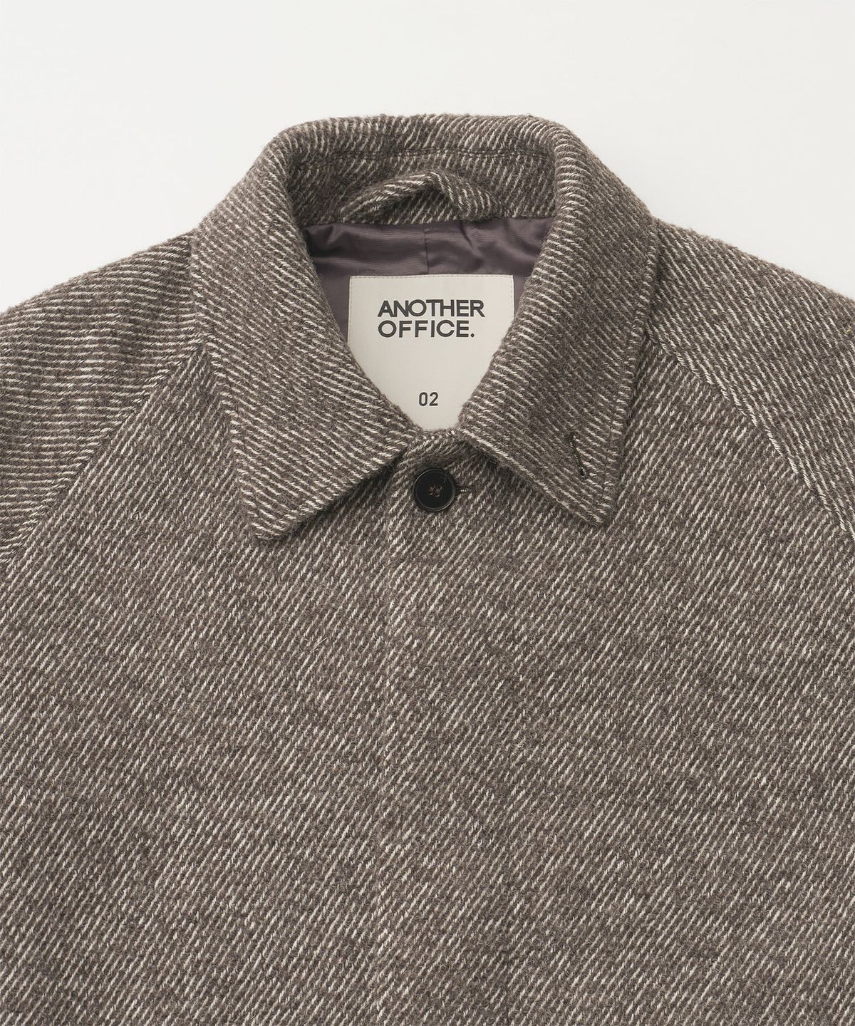 어나더 오피스(ANOTHER OFFICE) Torre Italian Wool Belted Coat (Brown)