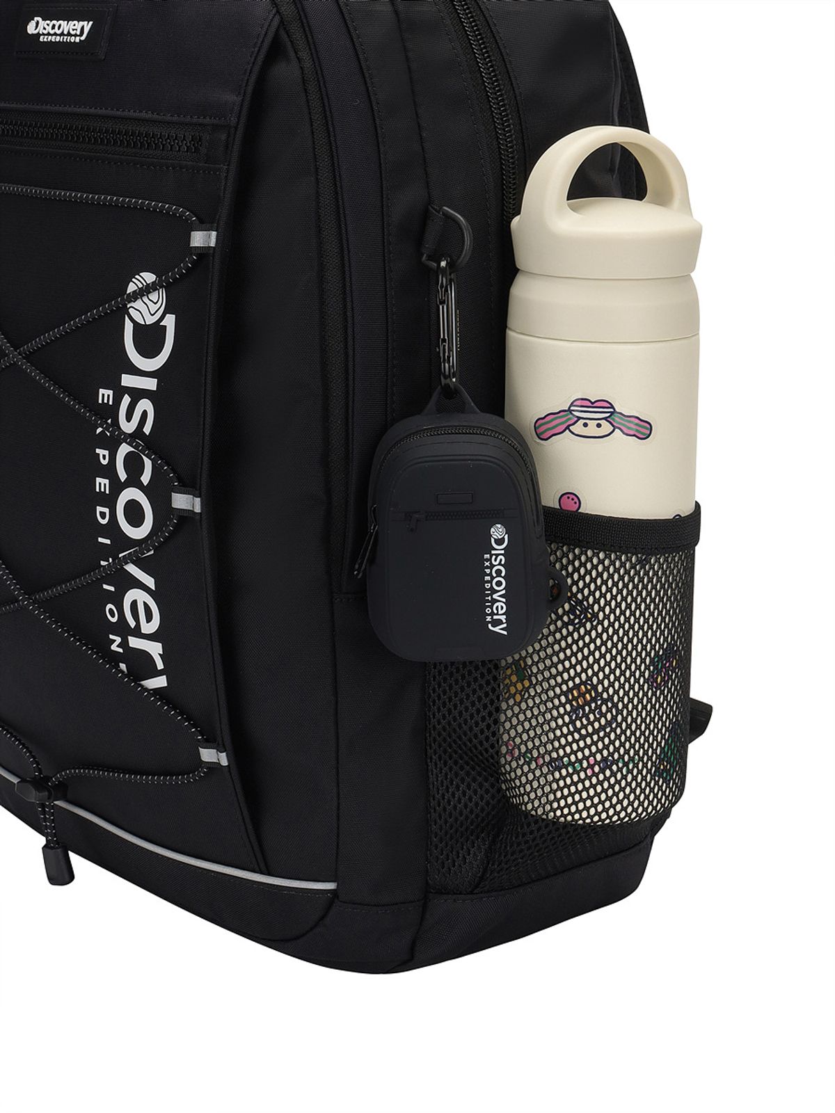 디스커버리 키즈(DISCOVERY KIDS) [20L] 라이크 에어 트랙 백팩 (BLACK)