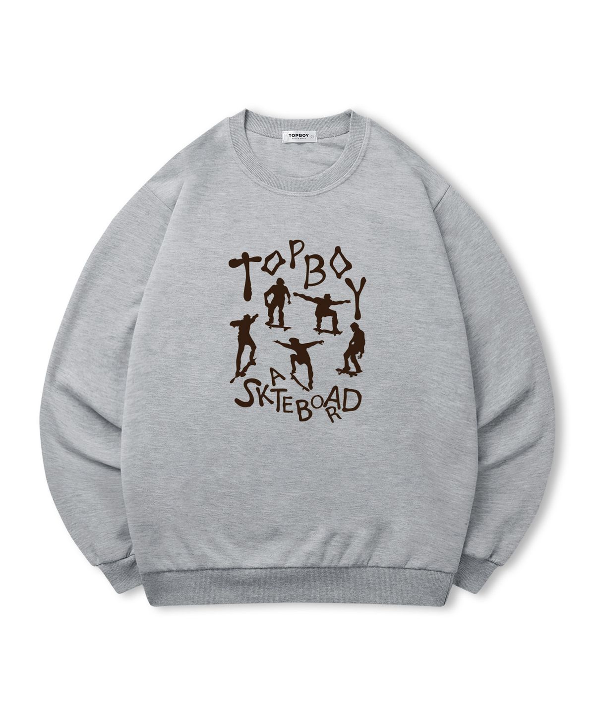 탑보이(TOPBOY) [논기모or기모] 스케이트보드 스웨트 셔츠