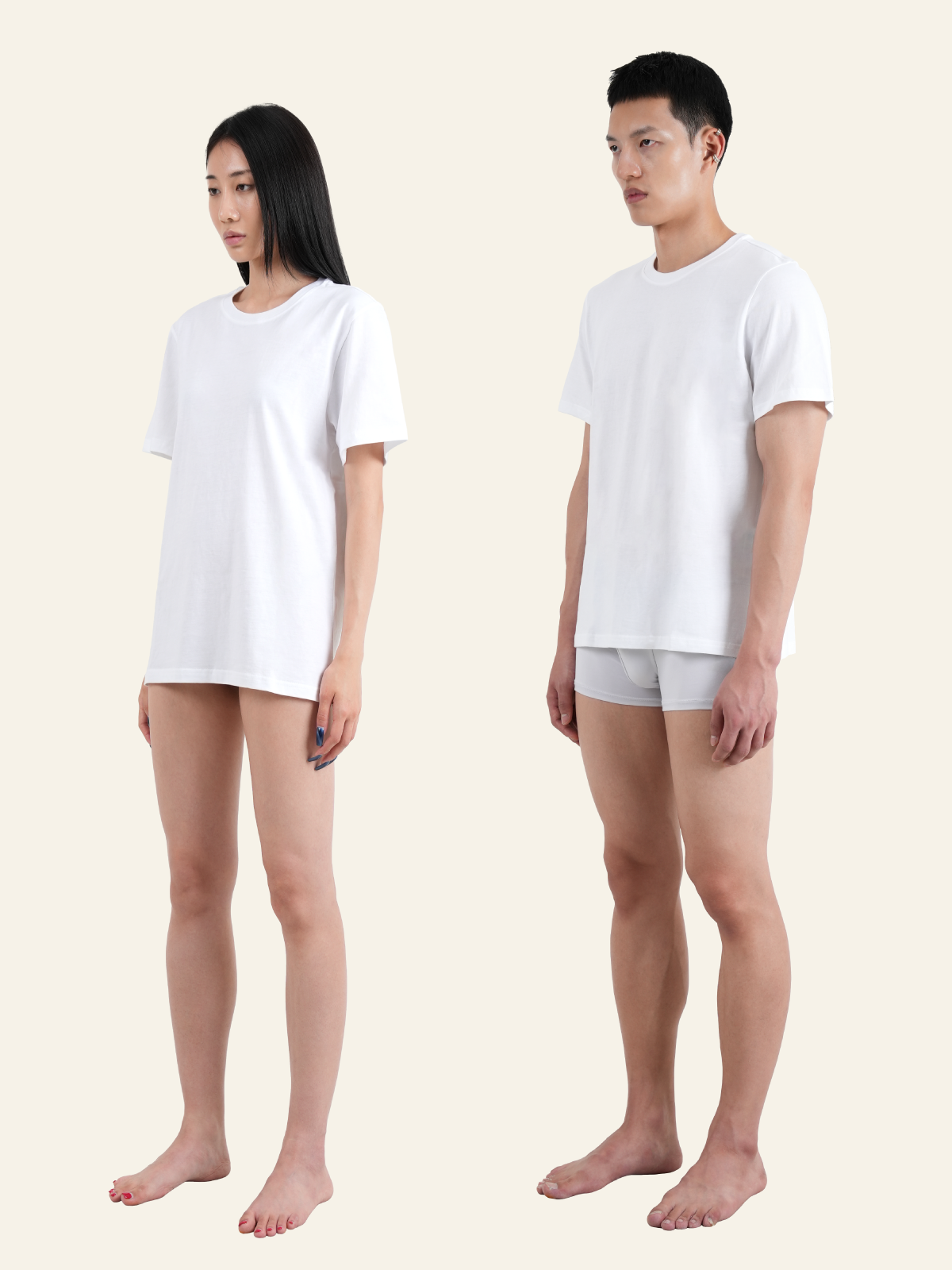 더이너스(THE INNRS) 레귤러핏 면 티셔츠 (화이트)