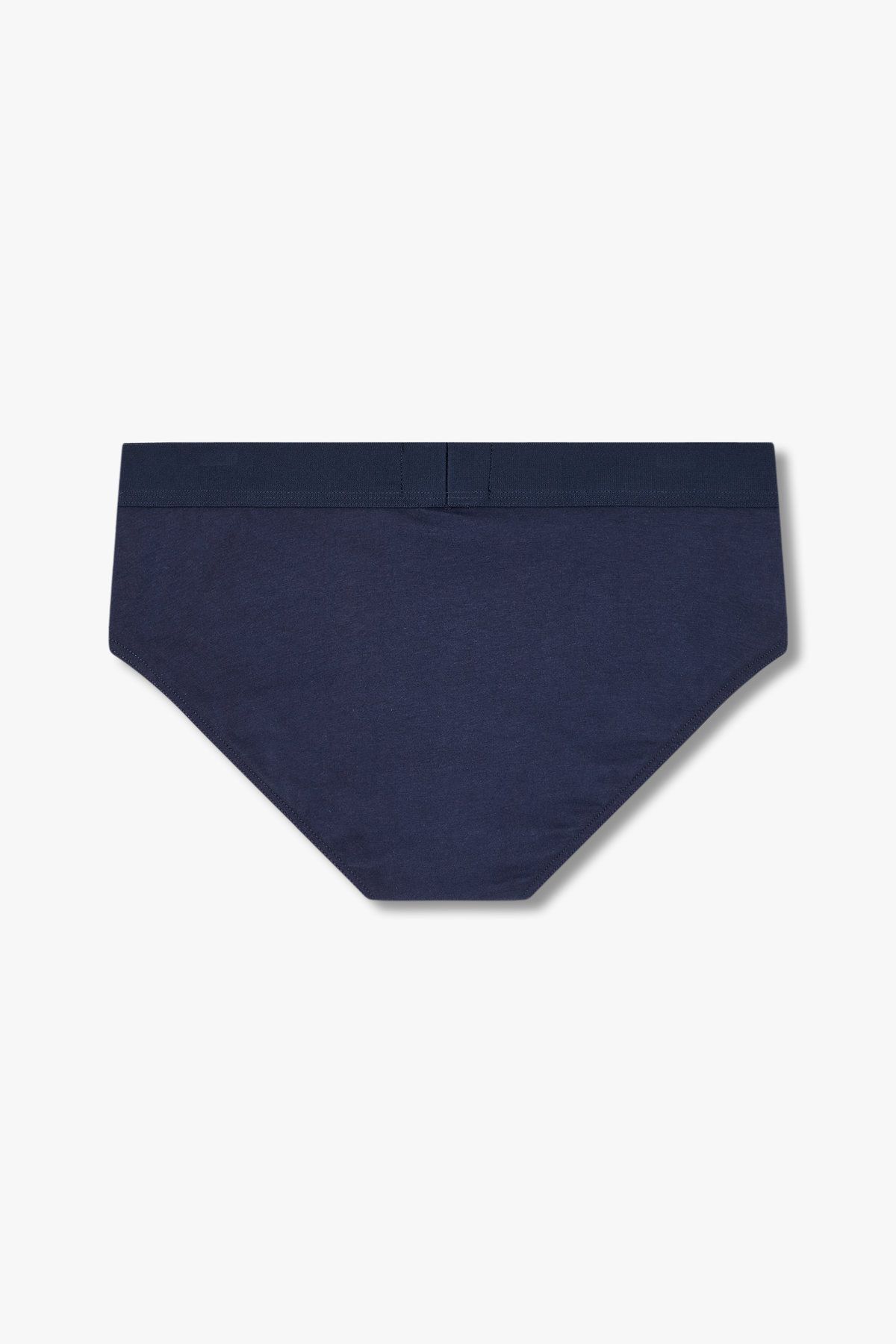 엠포리오 아르마니 언더웨어(EMPORIO ARMANI UNDERWEAR) 남성 로고 밴딩 솔리드 코튼 브리프_마린 0814311008