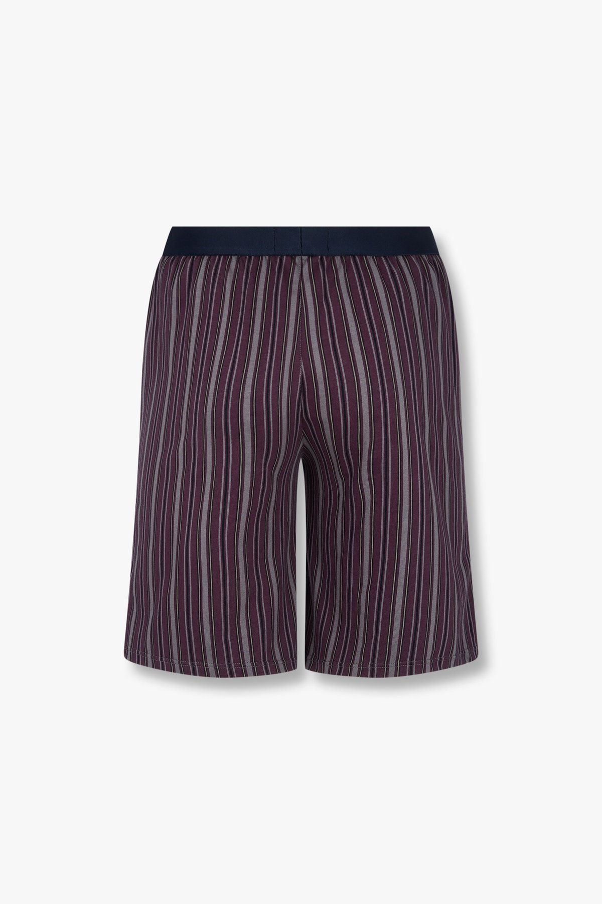 엠포리오 아르마니 언더웨어(EMPORIO ARMANI UNDERWEAR) 남성 스트라이프 패턴 파자마 쇼츠_다크 퍼플 0814331003