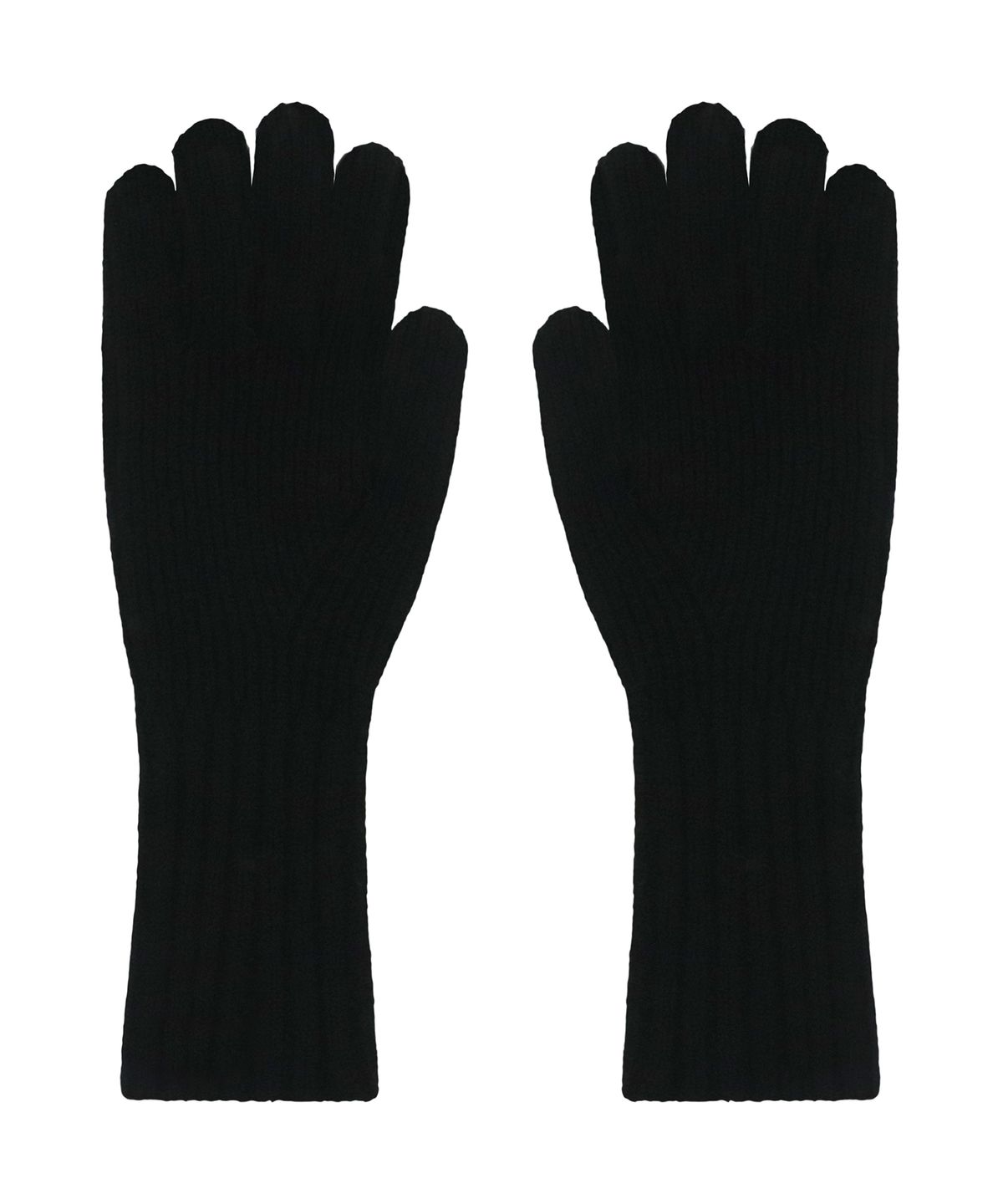 트리밍버드(TREEMINGBIRD) Wool Knit Gloves [ Black ]