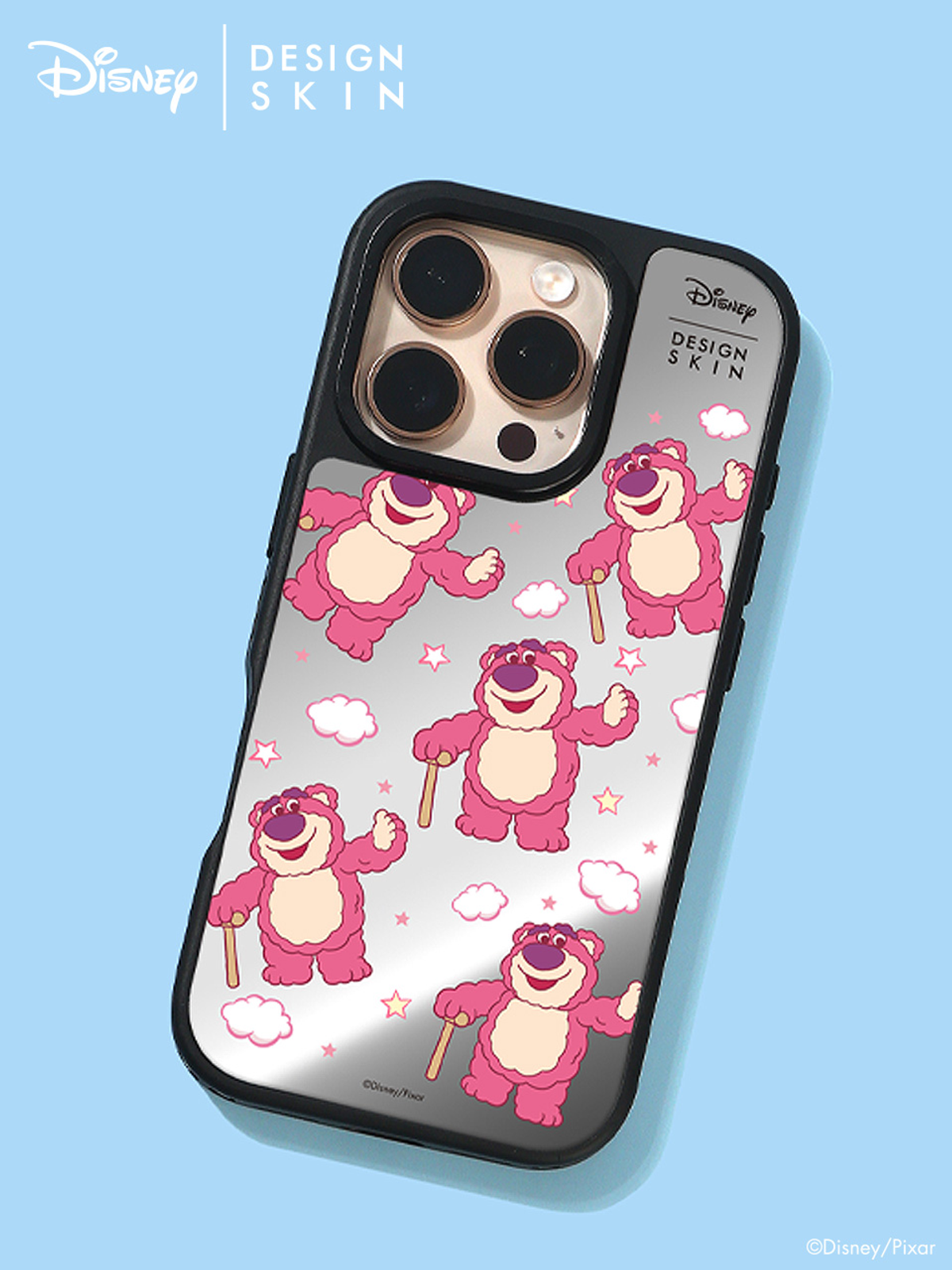 디자인스킨(DESIGNSKIN) [디즈니] 미러 맥세이프 그래픽 케이스-퍼피 해피니스