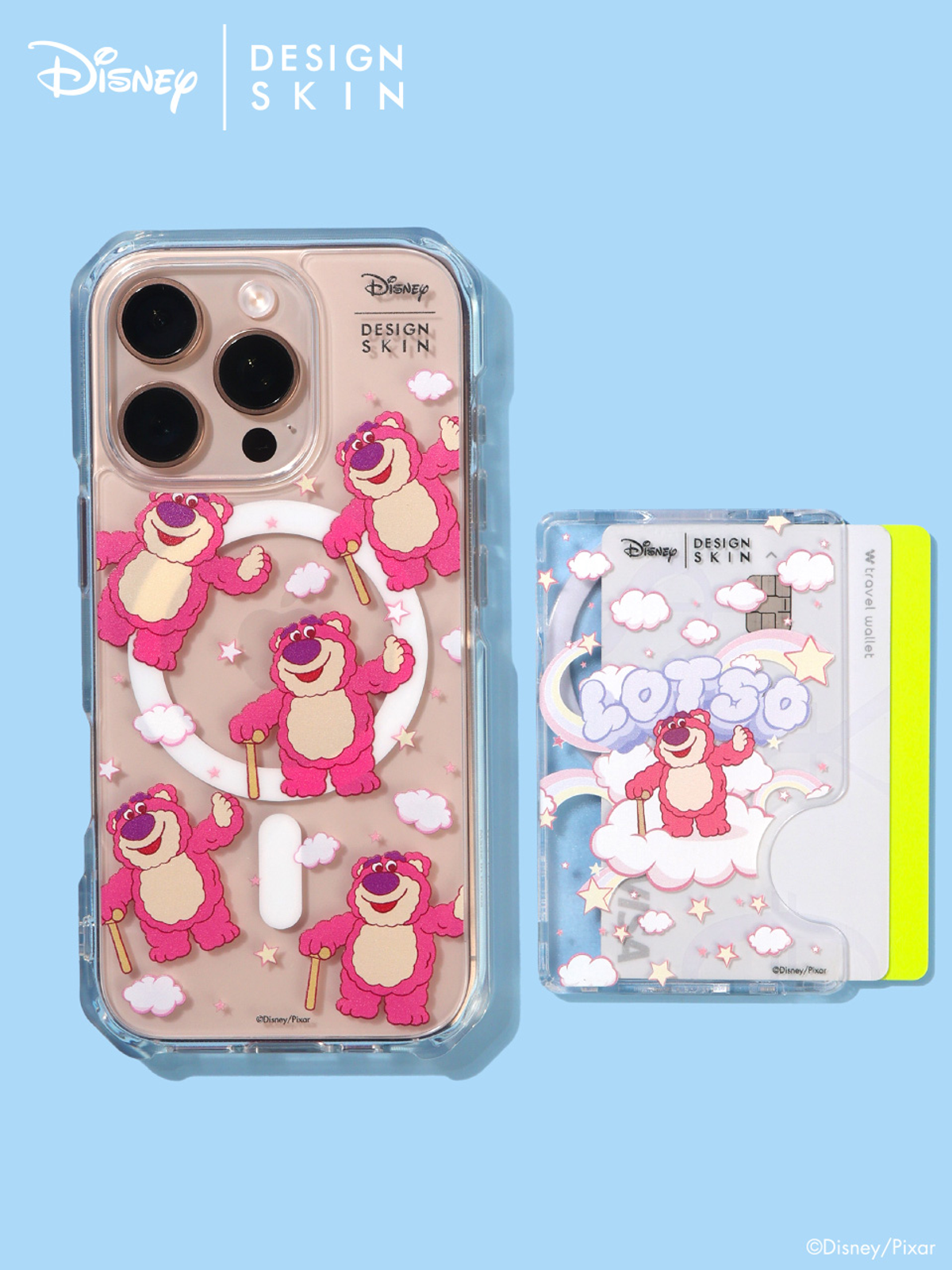 디자인스킨(DESIGNSKIN) [전기종][디즈니] 맥세이프 카드 포켓-퍼피 해피니스