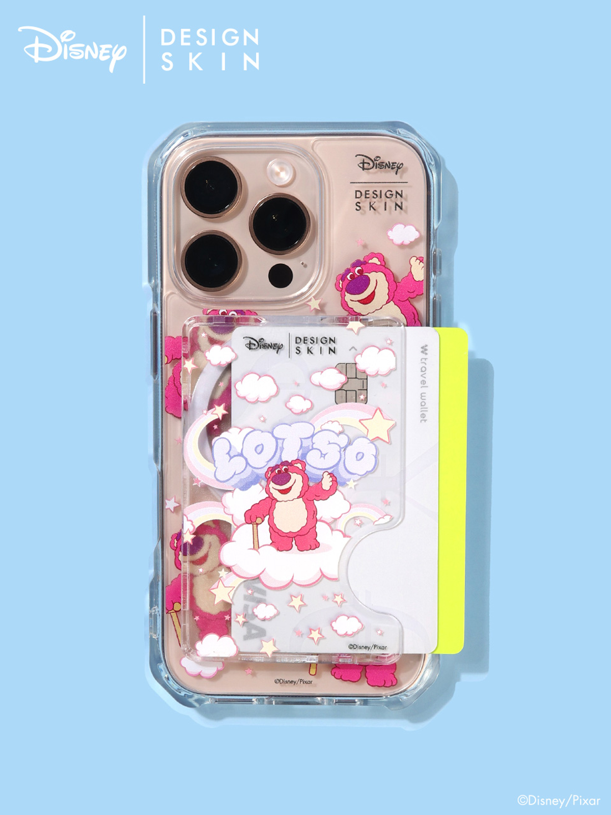 디자인스킨(DESIGNSKIN) [전기종][디즈니] 맥세이프 카드 포켓-퍼피 해피니스