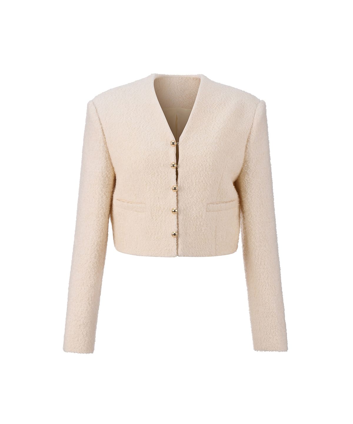 르네제이(RENEJ) BOBO Tweed Crop Jaket