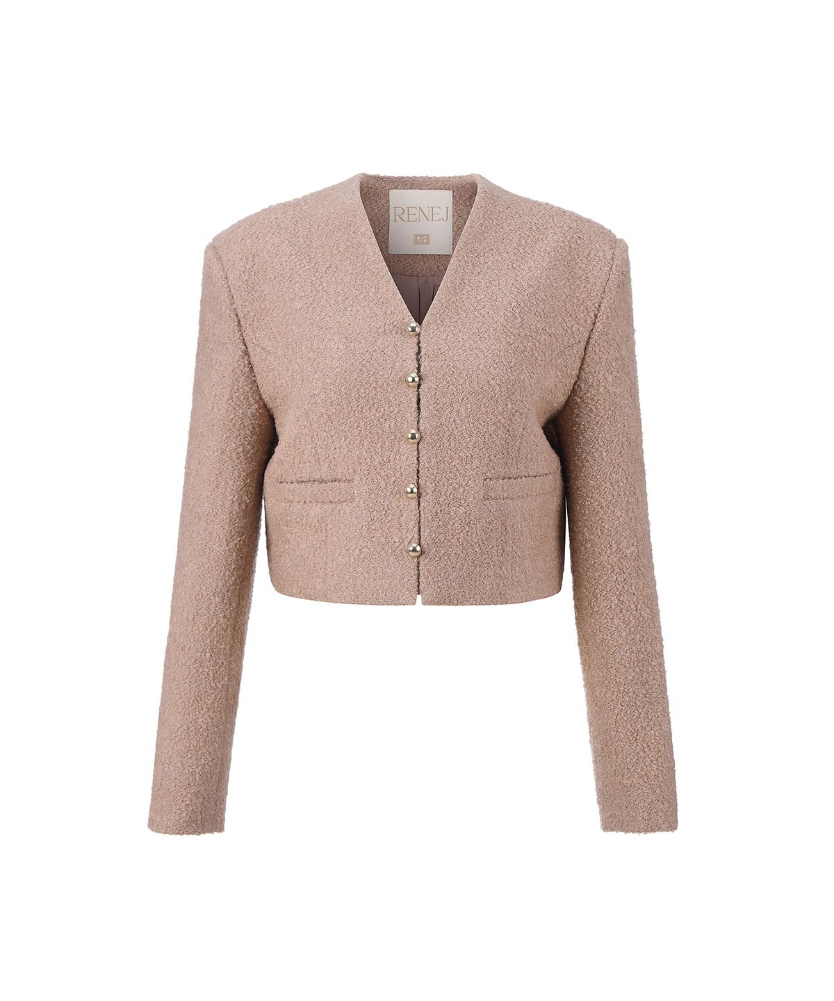 르네제이(RENEJ) BOBO Tweed Crop Jaket