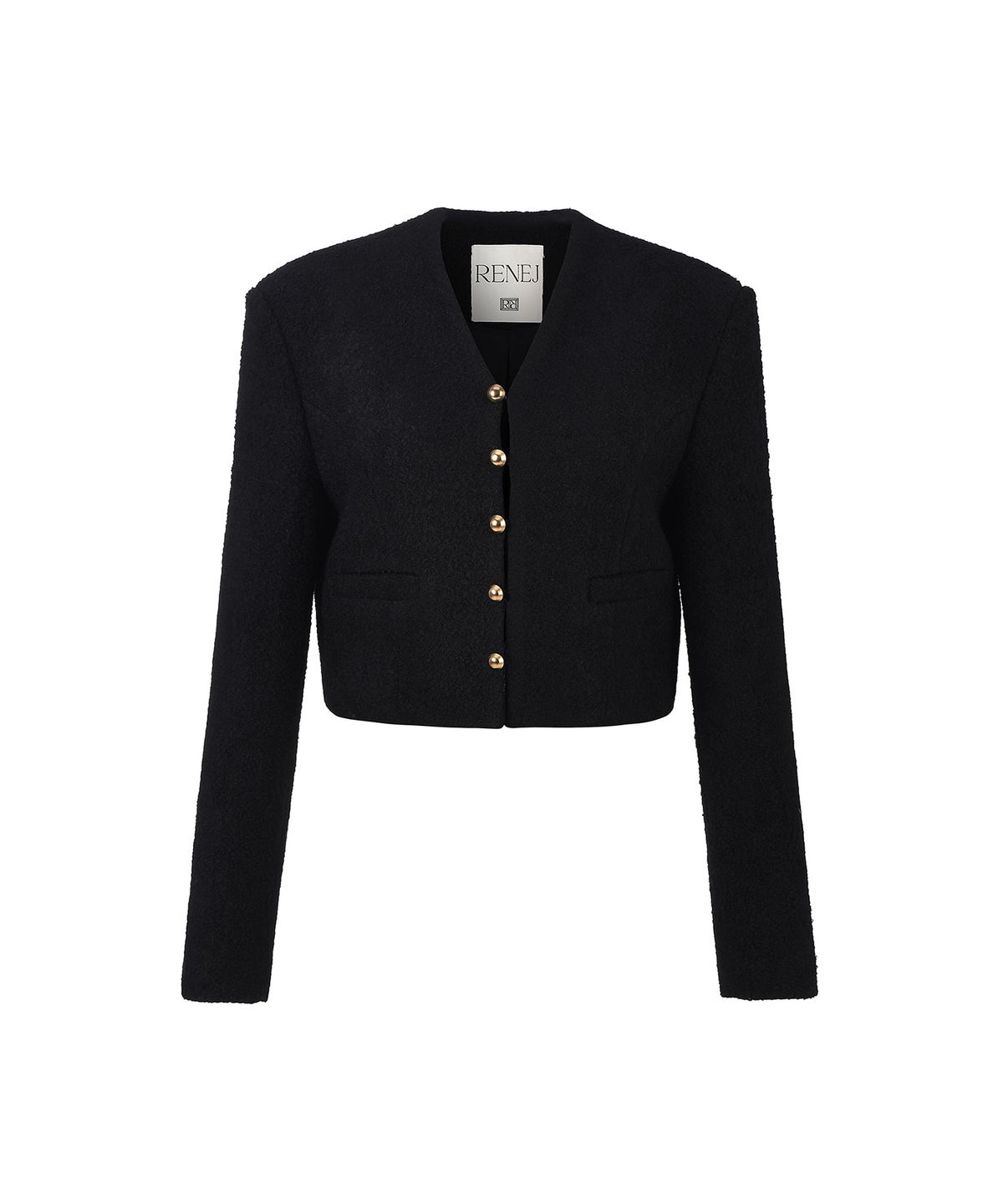 르네제이(RENEJ) BOBO Tweed Crop Jaket
