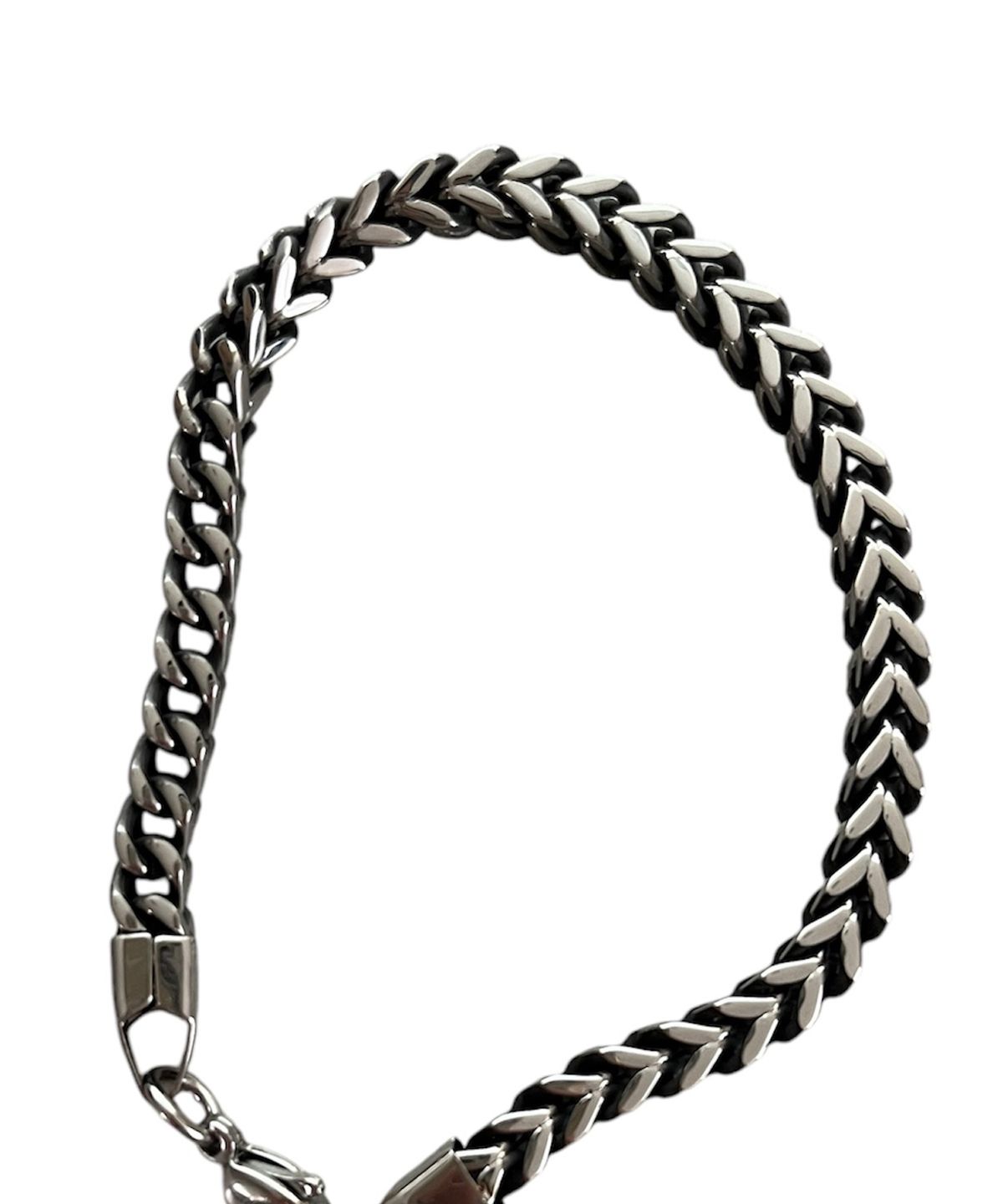 스케이터락(SK8ER ROCK) Cross Vintage Surgical Steel Bracelet ((Streel))