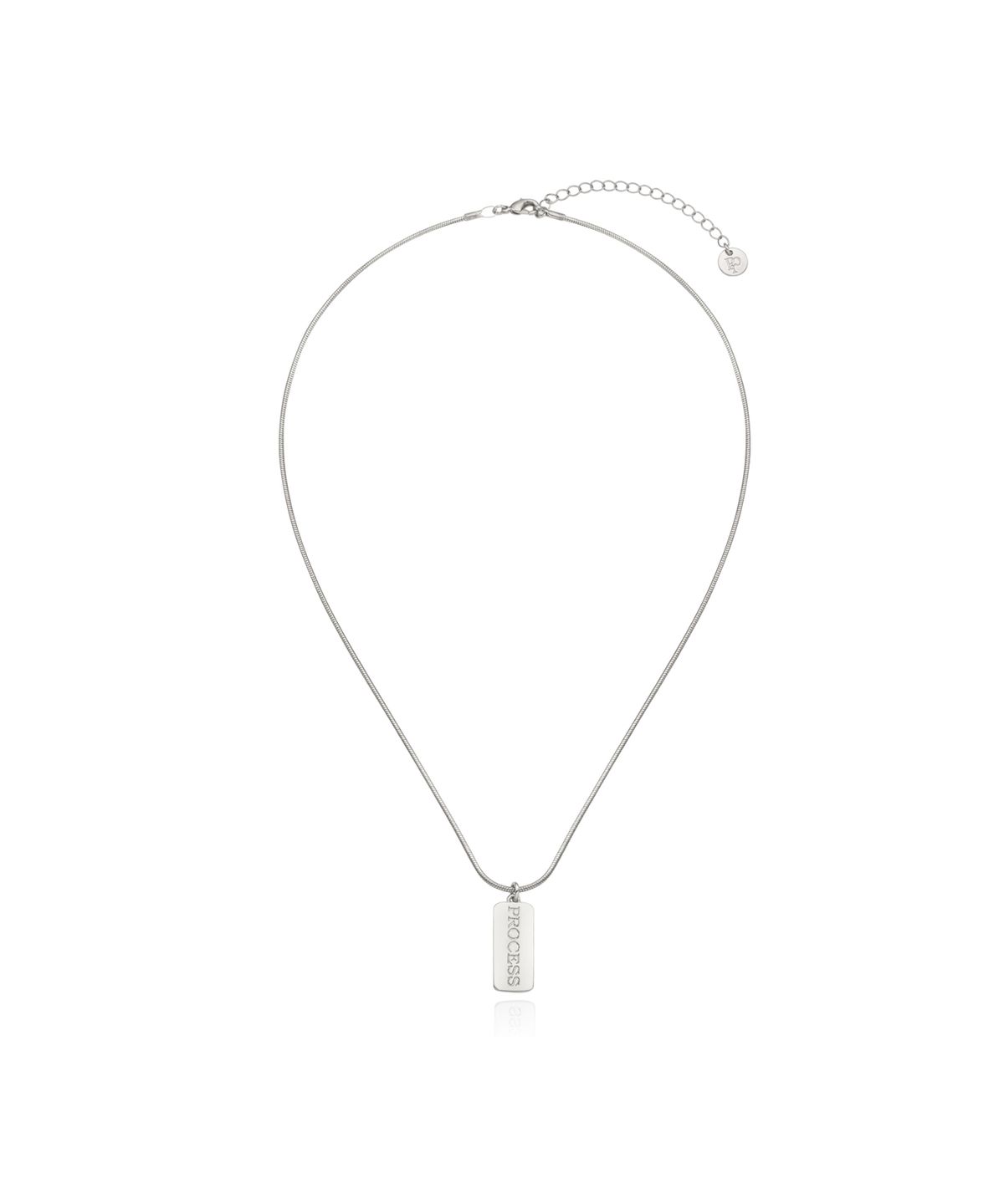 피알씨에스에스(PRCSS) Tag Pendant Necklace - White