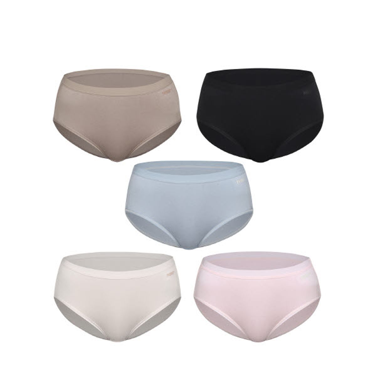 푸마 바디웨어(PUMA BODYWEAR) 블루밍 레이온 삼각팬티 5PACK