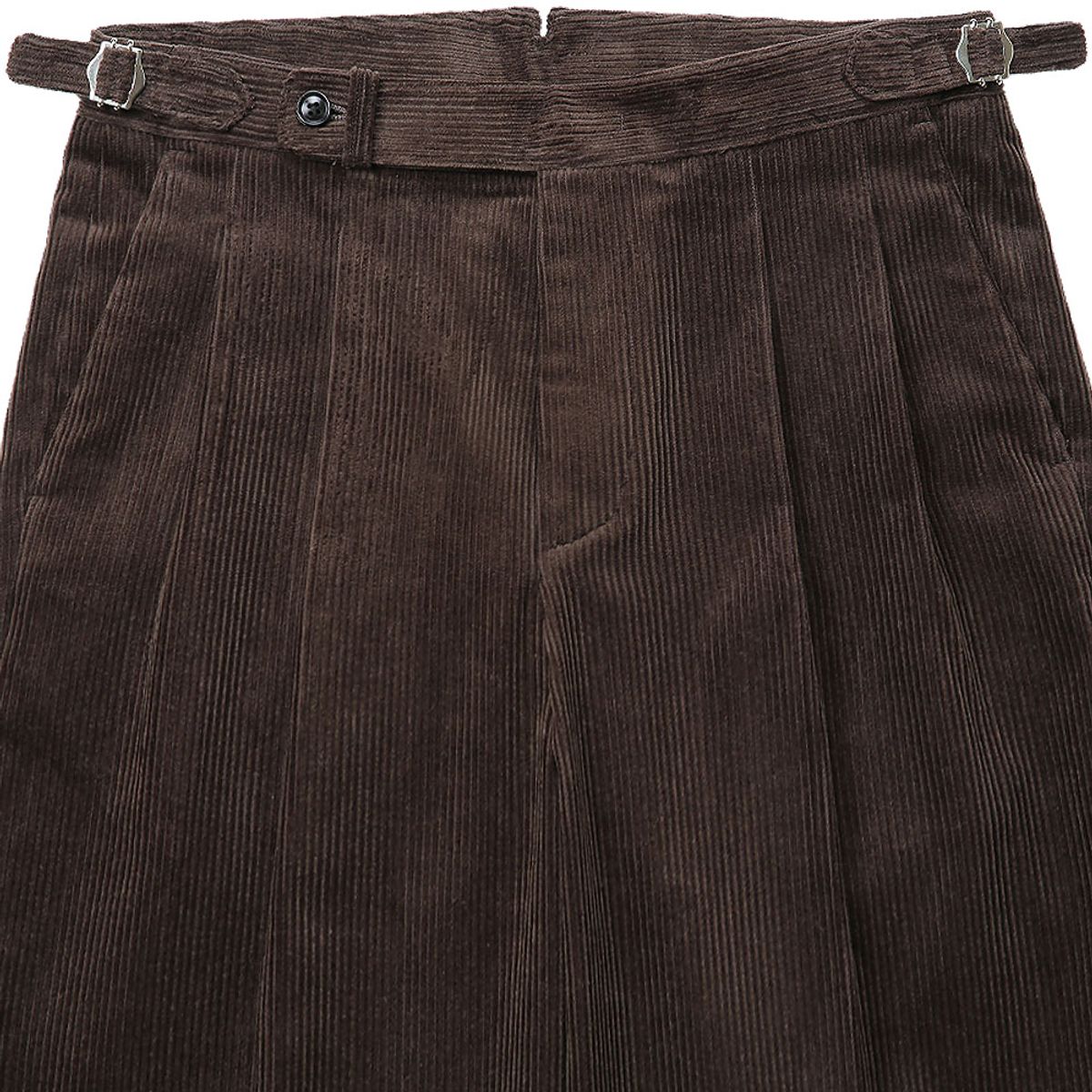솔티(SORTIE) 8Wale Reve Corduroy Trousers (Brown)