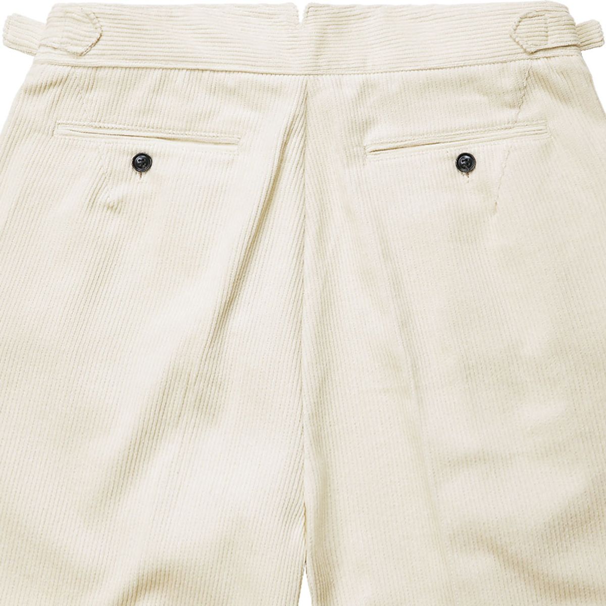 솔티(SORTIE) 8Wale Reve Corduroy Trousers (Ivory)