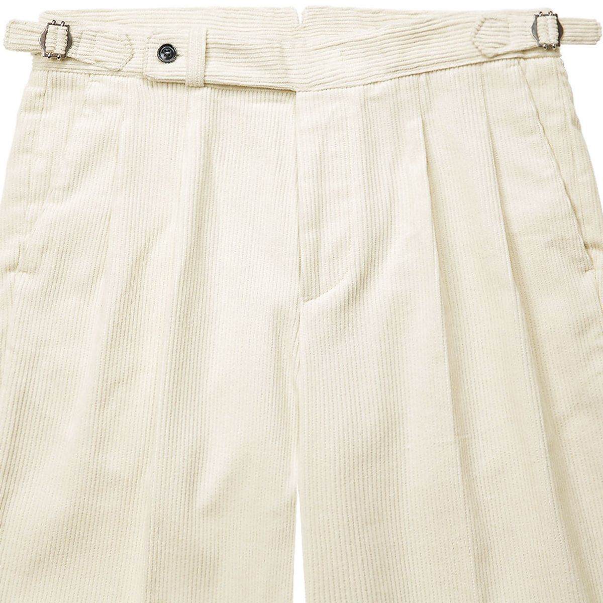 솔티(SORTIE) 8Wale Reve Corduroy Trousers (Ivory)