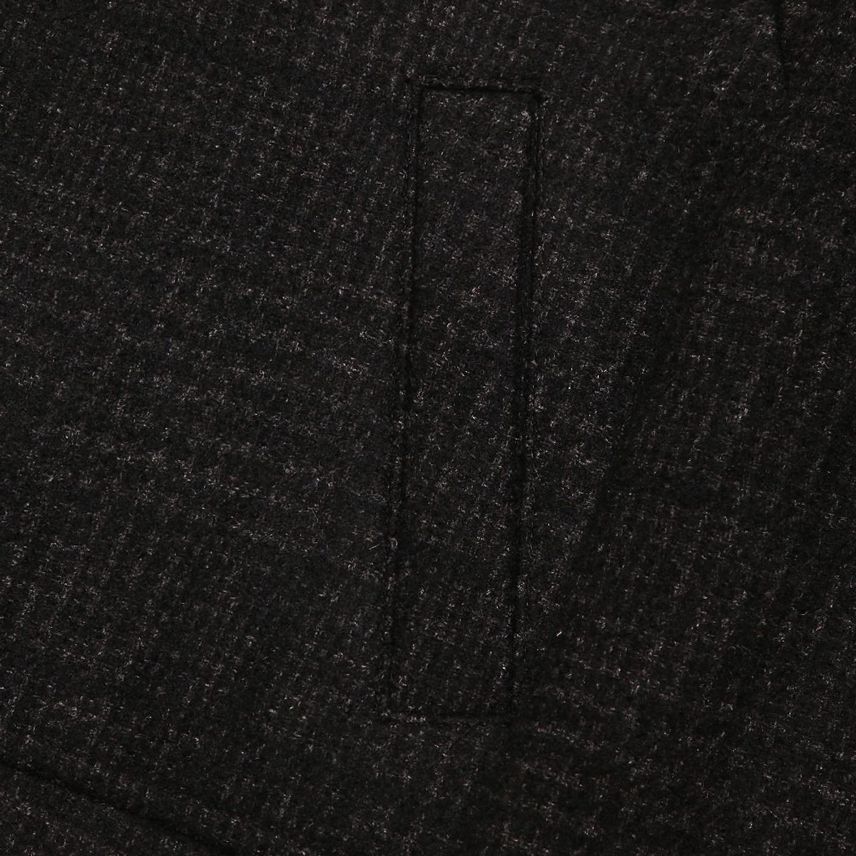 솔티(SORTIE) 170 Glen Check Wool Balmacaan Coat (Black)