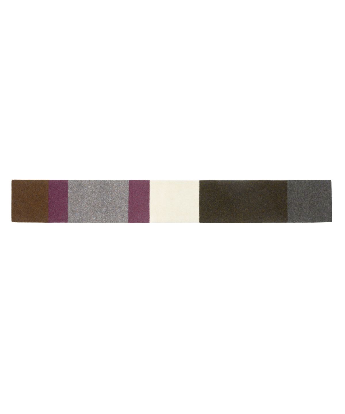 킴지수(KIMZISU) Colour Block Muffler _ DARK BROWN