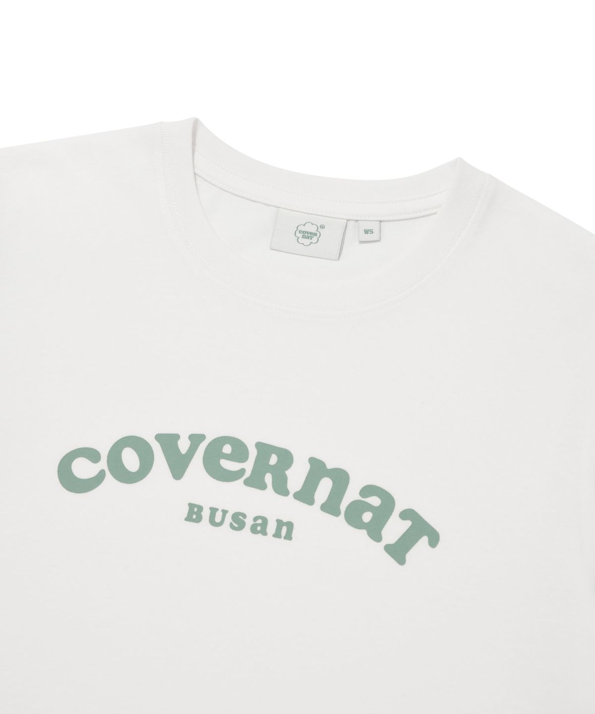 커버낫 우먼(COVERNAT WOMAN) 우먼 쿠퍼 로고 부산 티셔츠 White