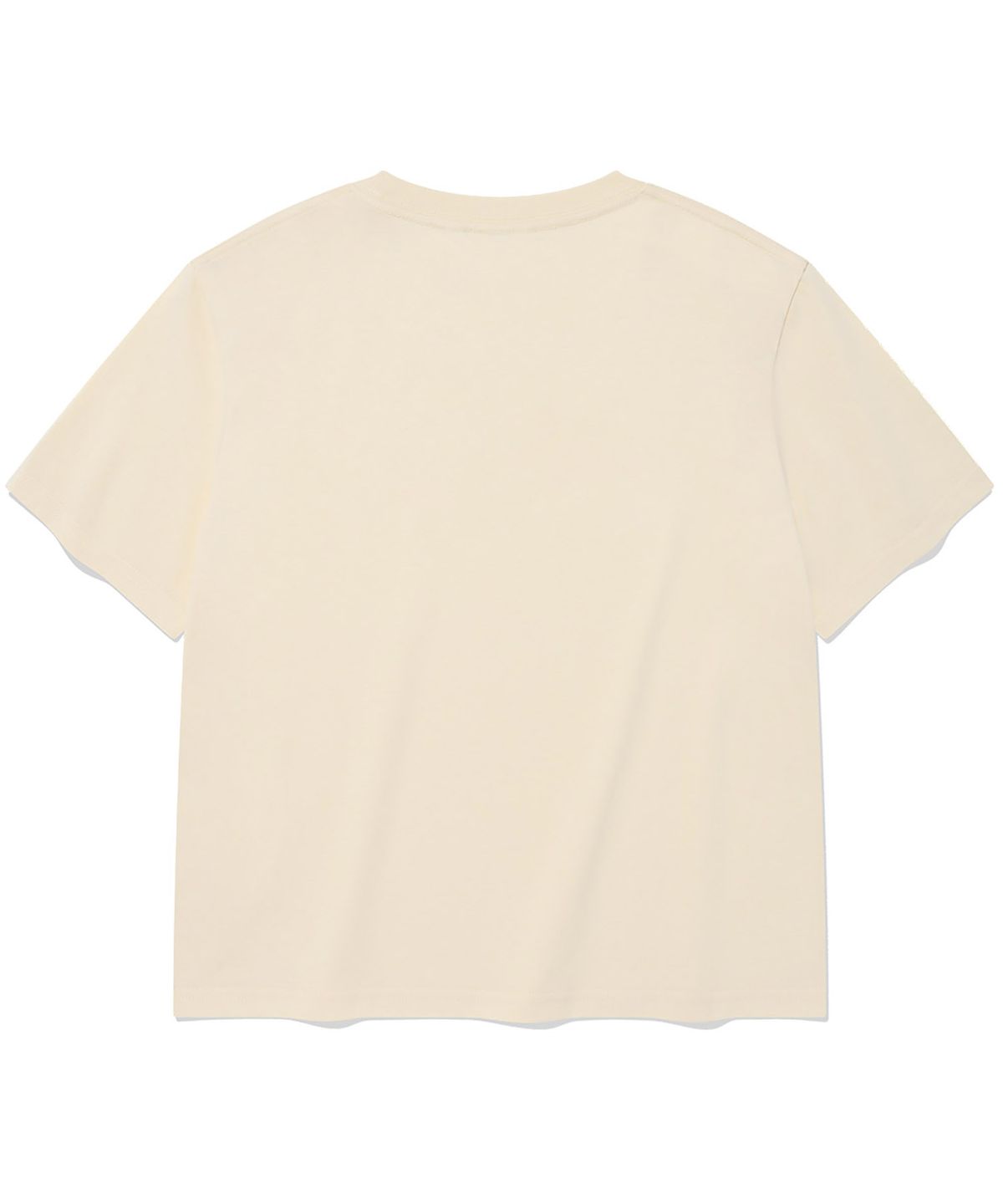 커버낫 우먼(COVERNAT WOMAN) 우먼 쿠퍼 로고 부산 티셔츠 Cream