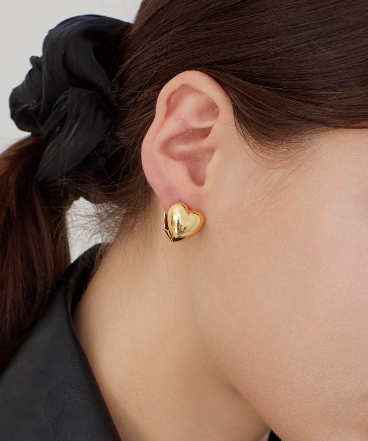 디모멘트(DMOMENT) Isla 원터치 하트 귀걸이(14k gold plated)