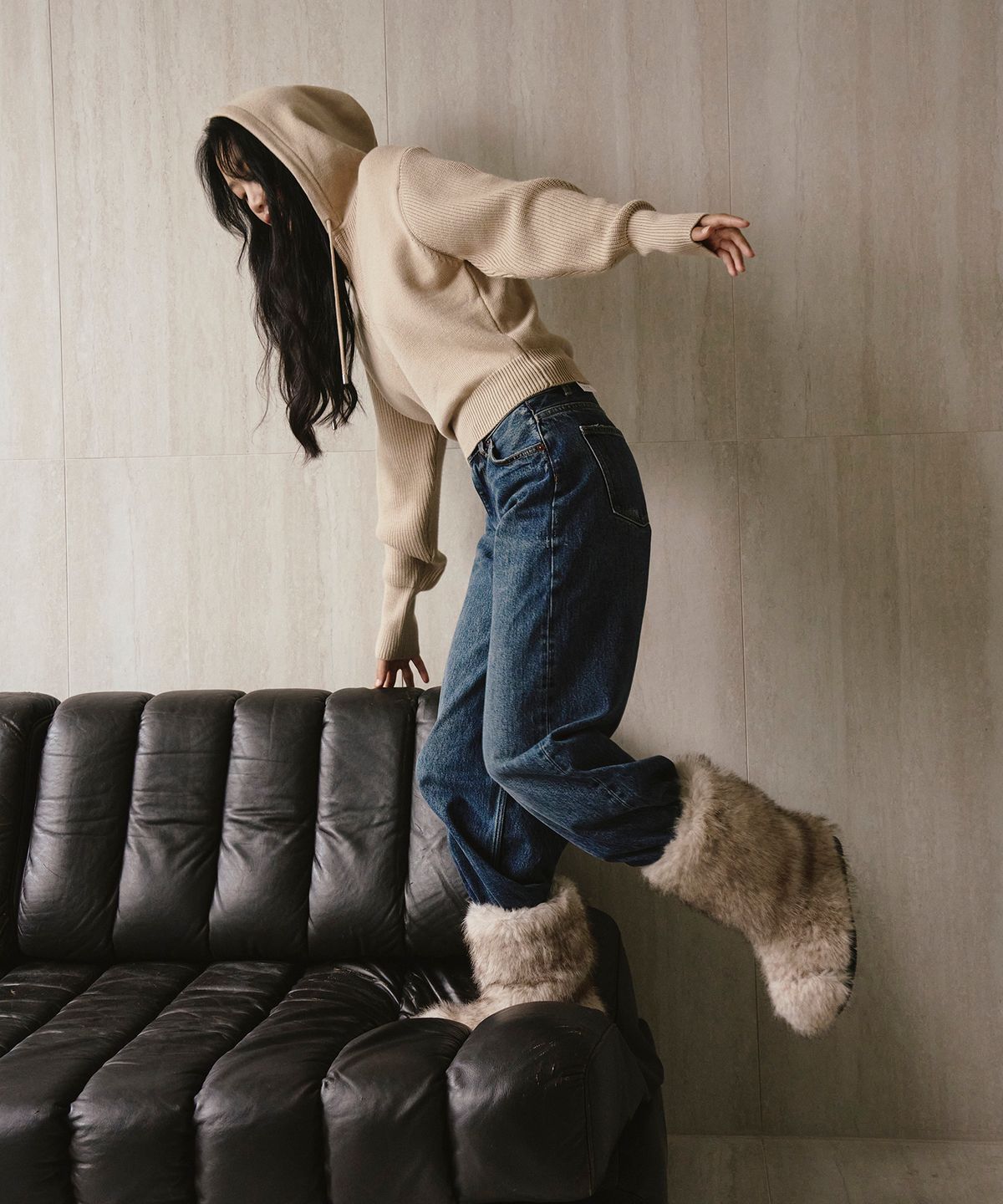트윗비피(TWVP) 푸키 퍼 미들부츠(3colors)Puky Fur Middle Boots 24F21(3colors)