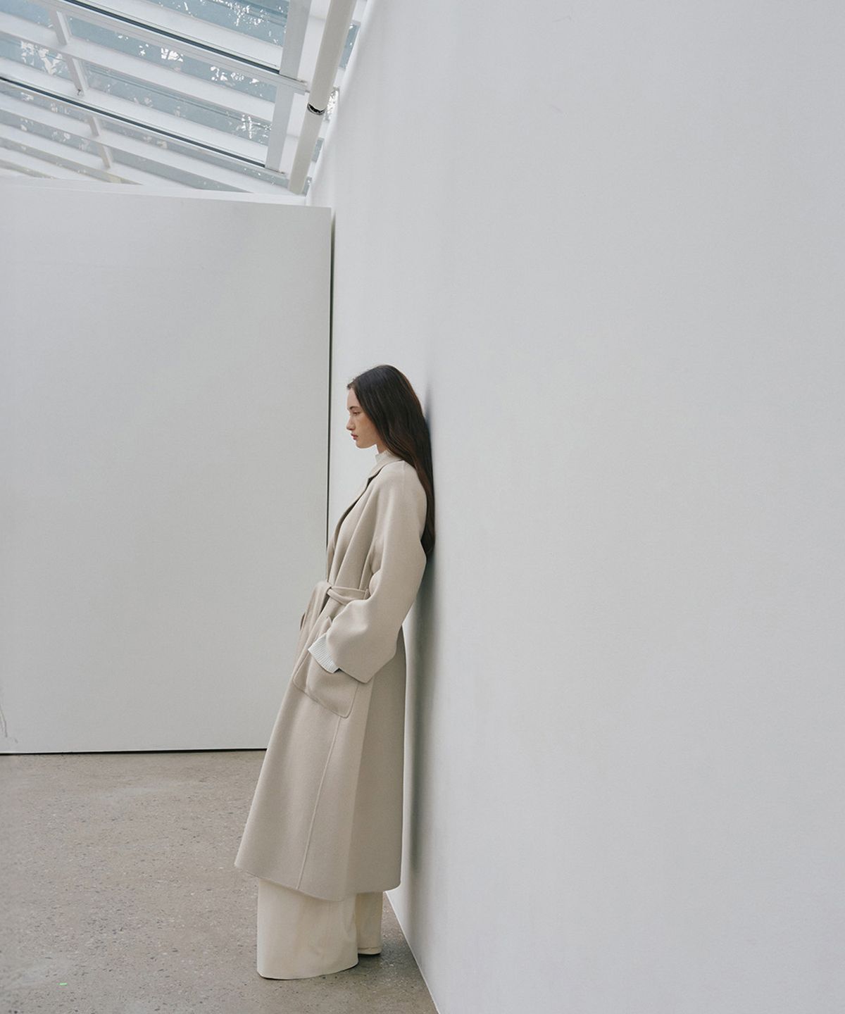 뮤제(MUSEE) [14th] MAGOT Merino Wool Handmade Coat_Cream Ivory