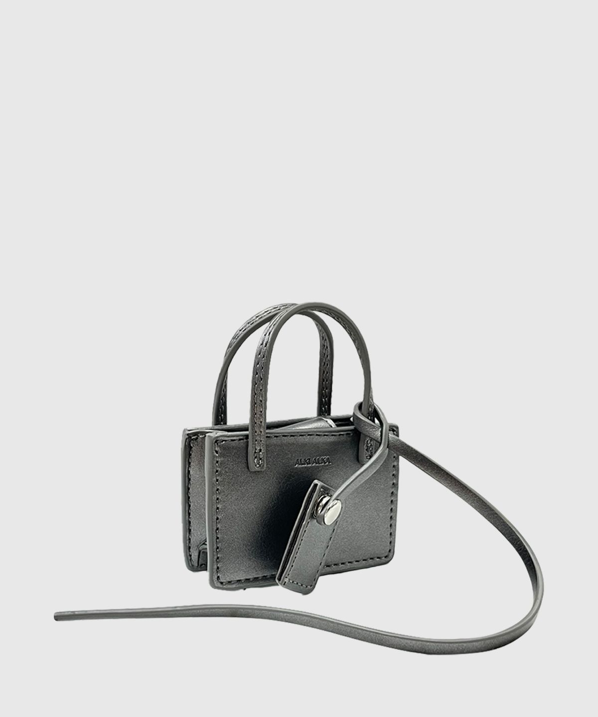 알키알카(ALKI ALKA) Cardi Mini Charm (Dark Silver)