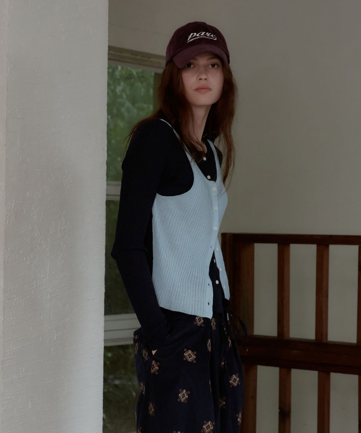 스튜디오앤파르크(STUDIO&PARC) Parc Corduroy Ball Cap_Violet
