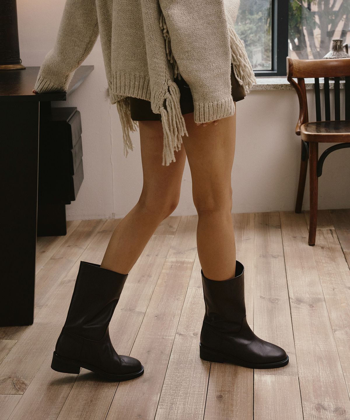 트윗비피(TWVP) 클래시 미들부츠(3colors) Classy Middle Boots 24F04