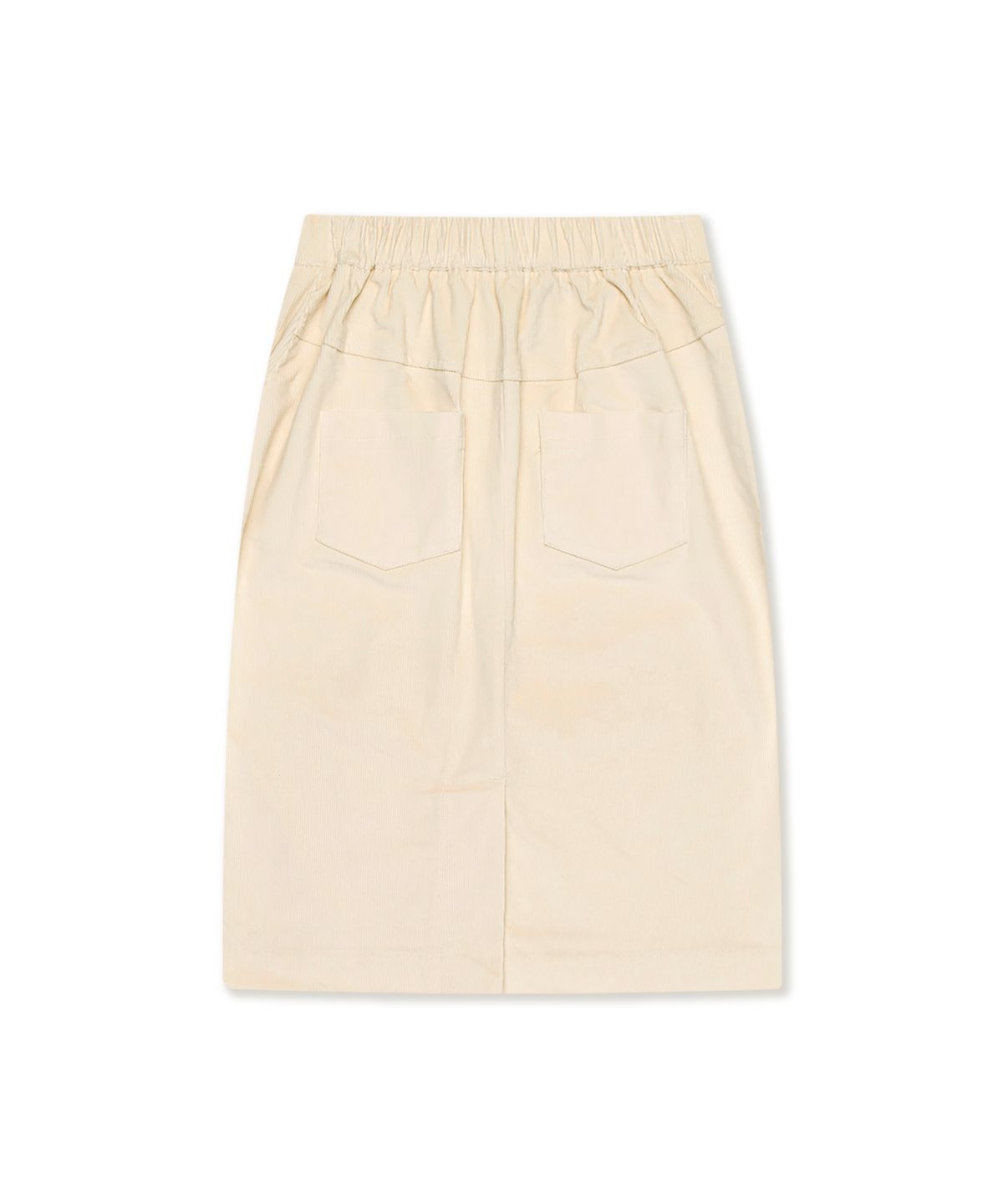 스튜디오앤파르크(STUDIO&PARC) Corduroy Banding Skirt_Ivory