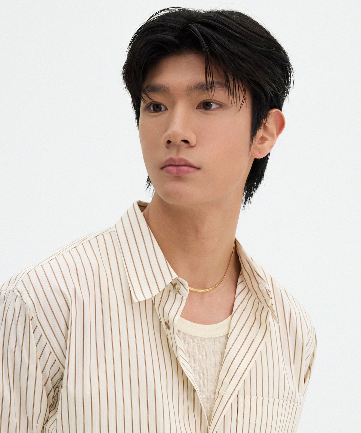 피알씨에스에스(PRCSS) Snake Chain Necklace - Yellow