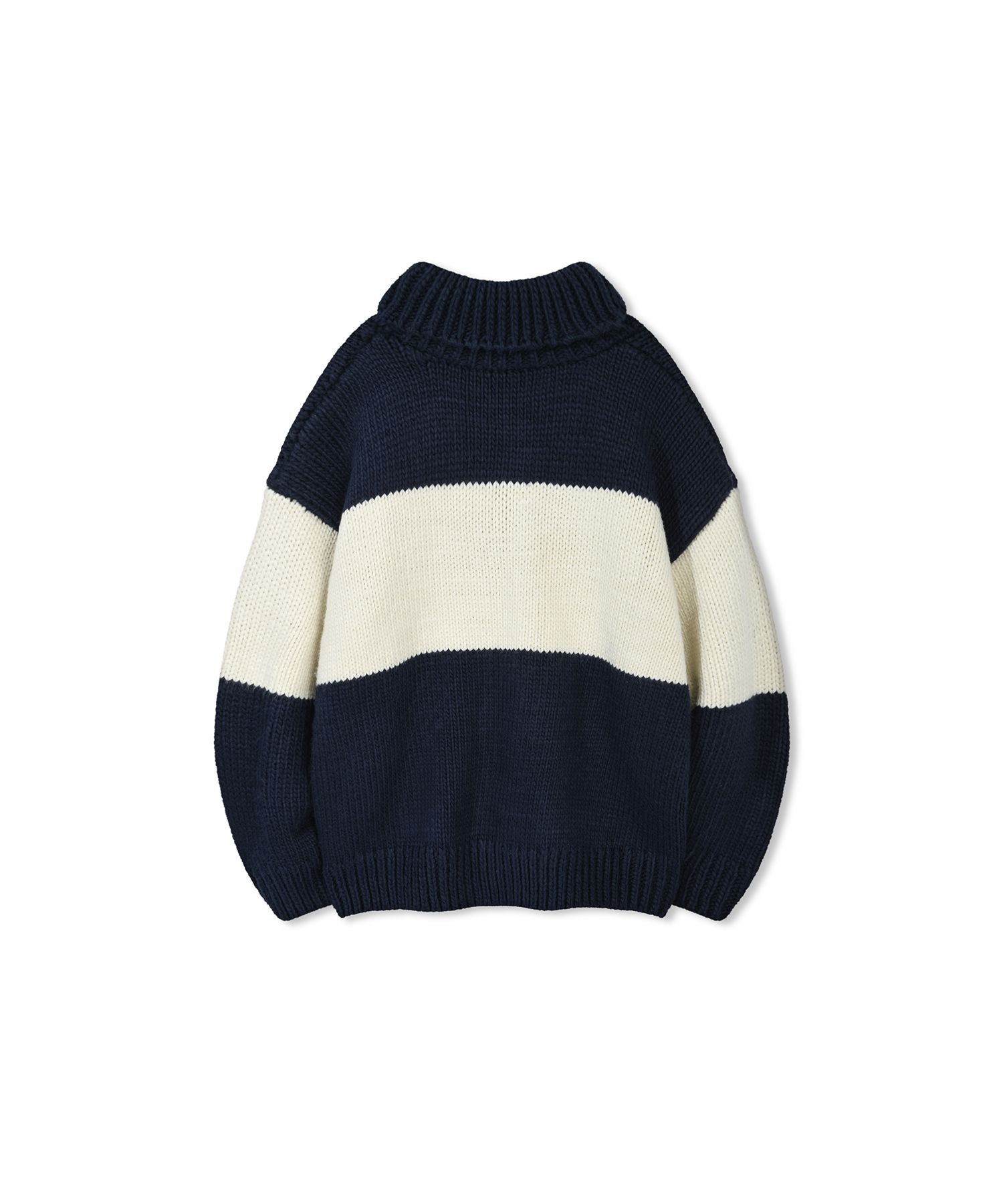 MUSINSA | ANGLAN Land-line Cowichan Cardigan - Navy