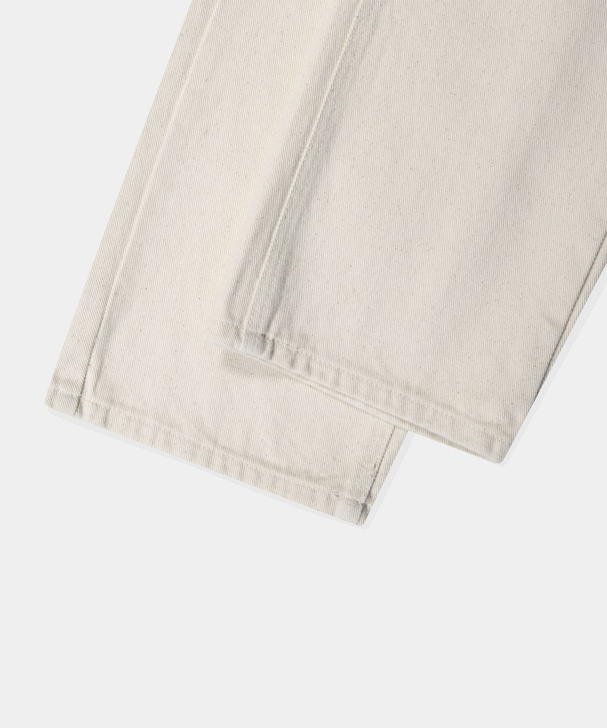 람블라(RAMBLA) BGN 세미 와이드 데님 팬츠 [크림]