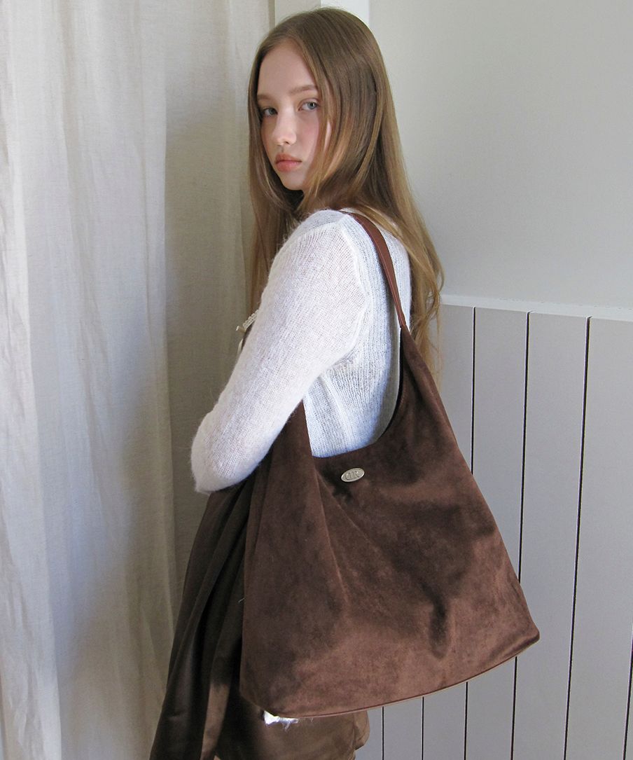 ★dumaro★ Merci Suede Shoulder Bag Coffee MUSINSA公式 | DUMARO Merci Suede Shoulder Bag / Coffee