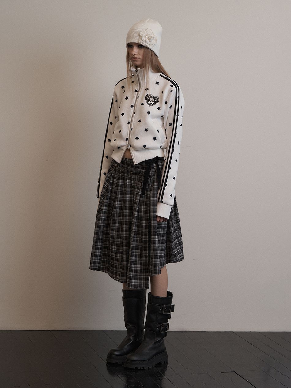 MUSINSA公式 | SETUPEXE STAR SPORTY ZIP-UP / WHITE