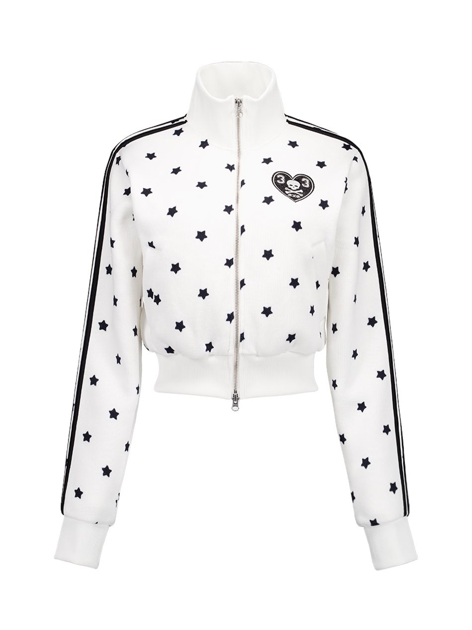 ジャケット・アウター STAR SPORTY ZIP-UP MUSINSA公式 | SETUPEXE STAR SPORTY ZIP-UP / WHITE