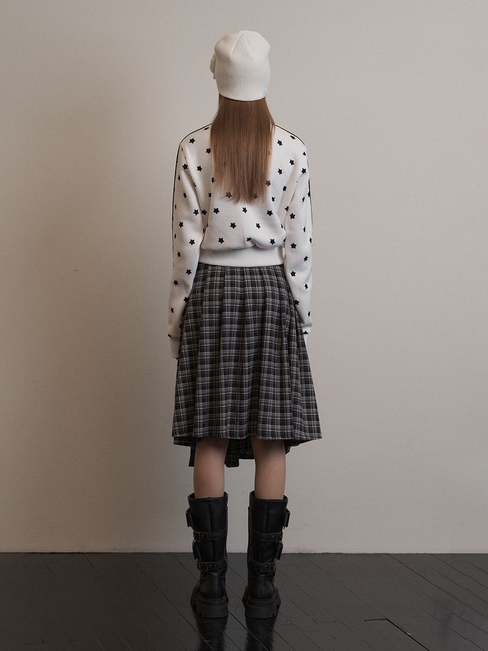 MUSINSA | SETUPEXE STAR SPORTY ZIP-UP / WHITE